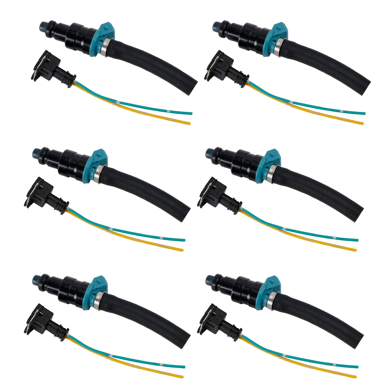 Injecteur de carburant 6 pièces 0280150036 pour Mercedes-Benz 280SEL 450SE 280SEL 4,5 L V8