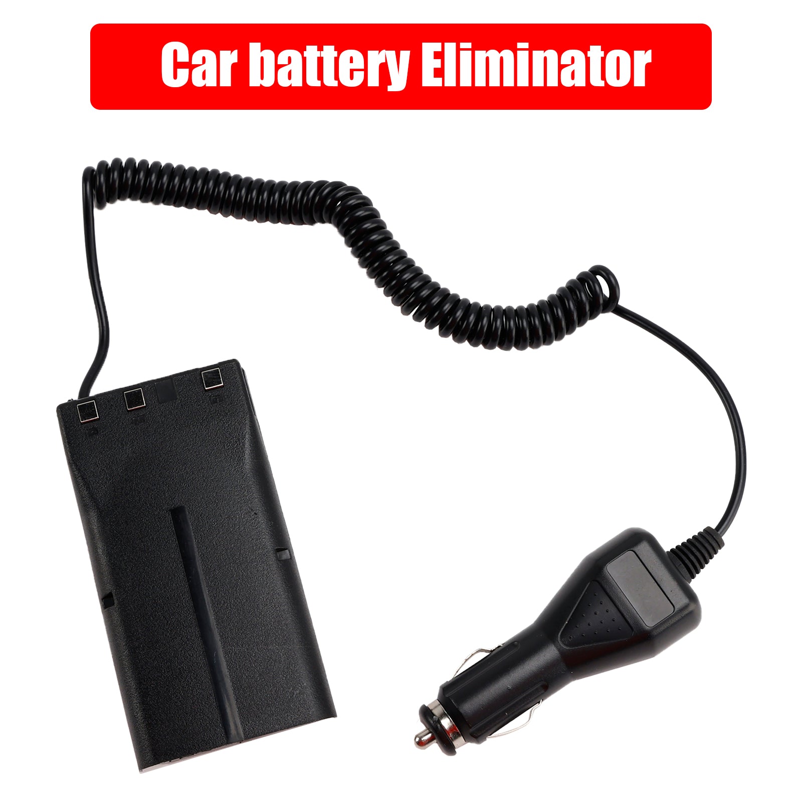 Adaptateur éliminateur de batterie pour chargeur de voiture compatible avec les modèles TK-480, TK-385, TK-280, TK-290 et TK-380.