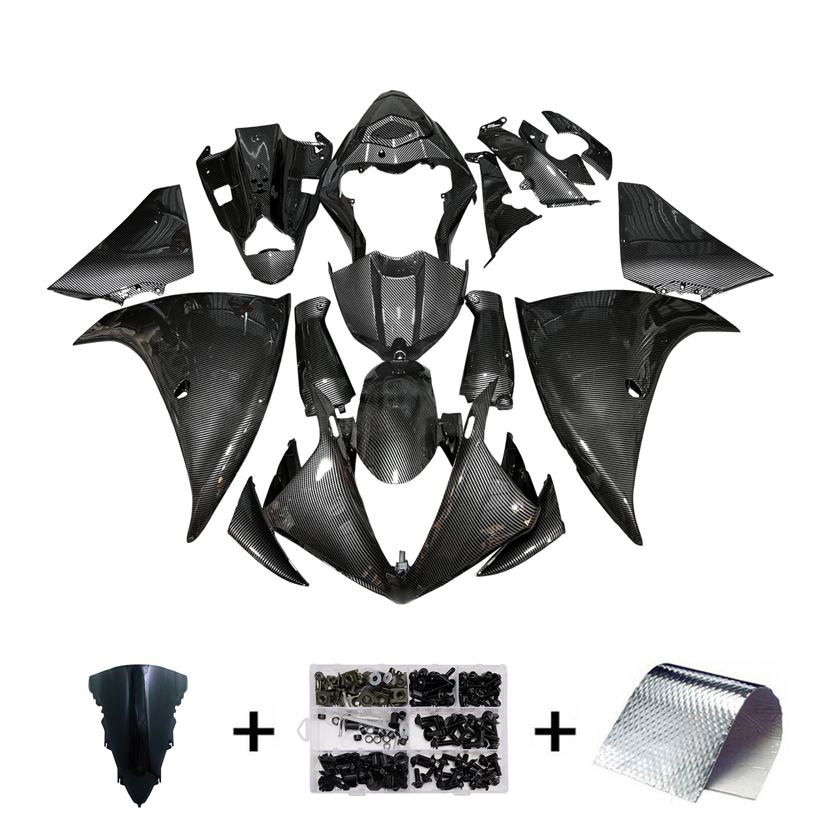 Kit de carenado inyectado de plástico ABS para Yamaha YZFR1 YZF-R1 2009-2011