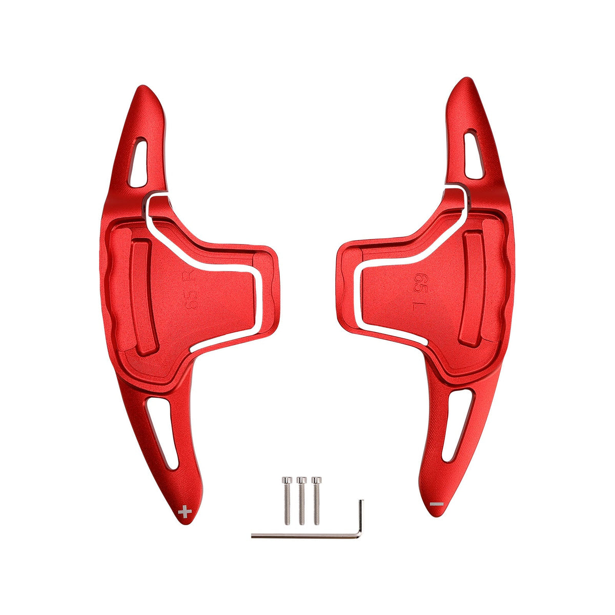 Stuurschakelpaddles voor Kia K5 2016-2019, rood aluminium