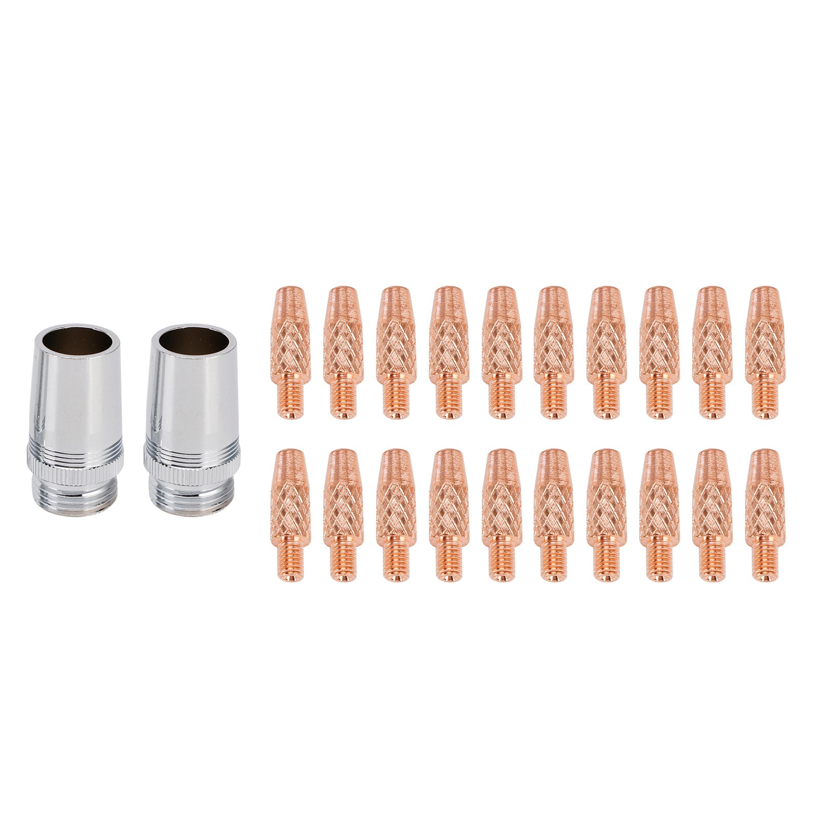 20 embouts de contact et 2 buses 186405 pour pistolet à bobine Miller Spoolmate 100/185/3035