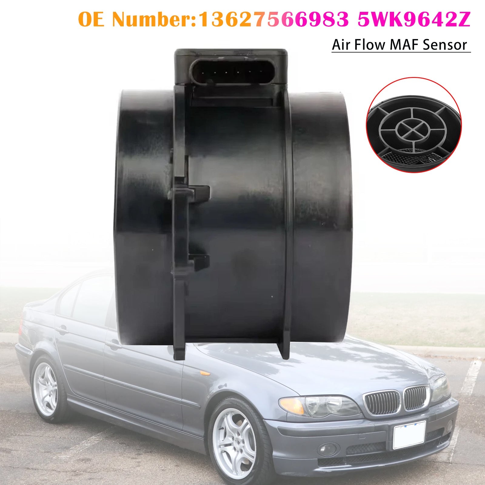 MAF Luchtmassameter 13627566983 5WK9642Z Voor BMW Z4 330i 330Ci X3