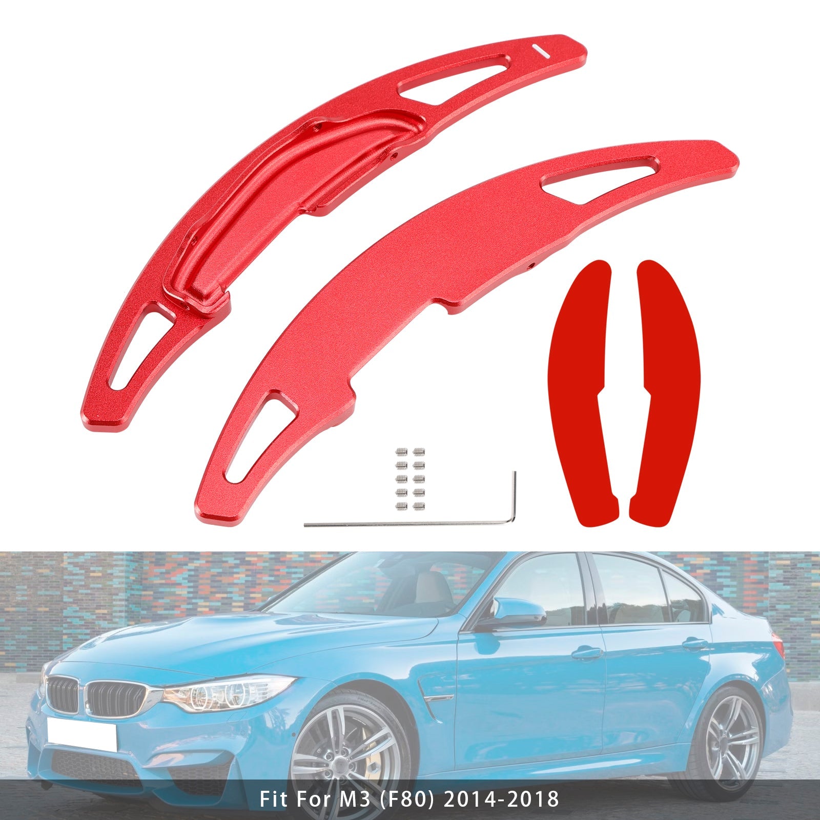 Extension de palettes de changement de vitesse au volant pour BMW M3 M4 X5M X6M en aluminium