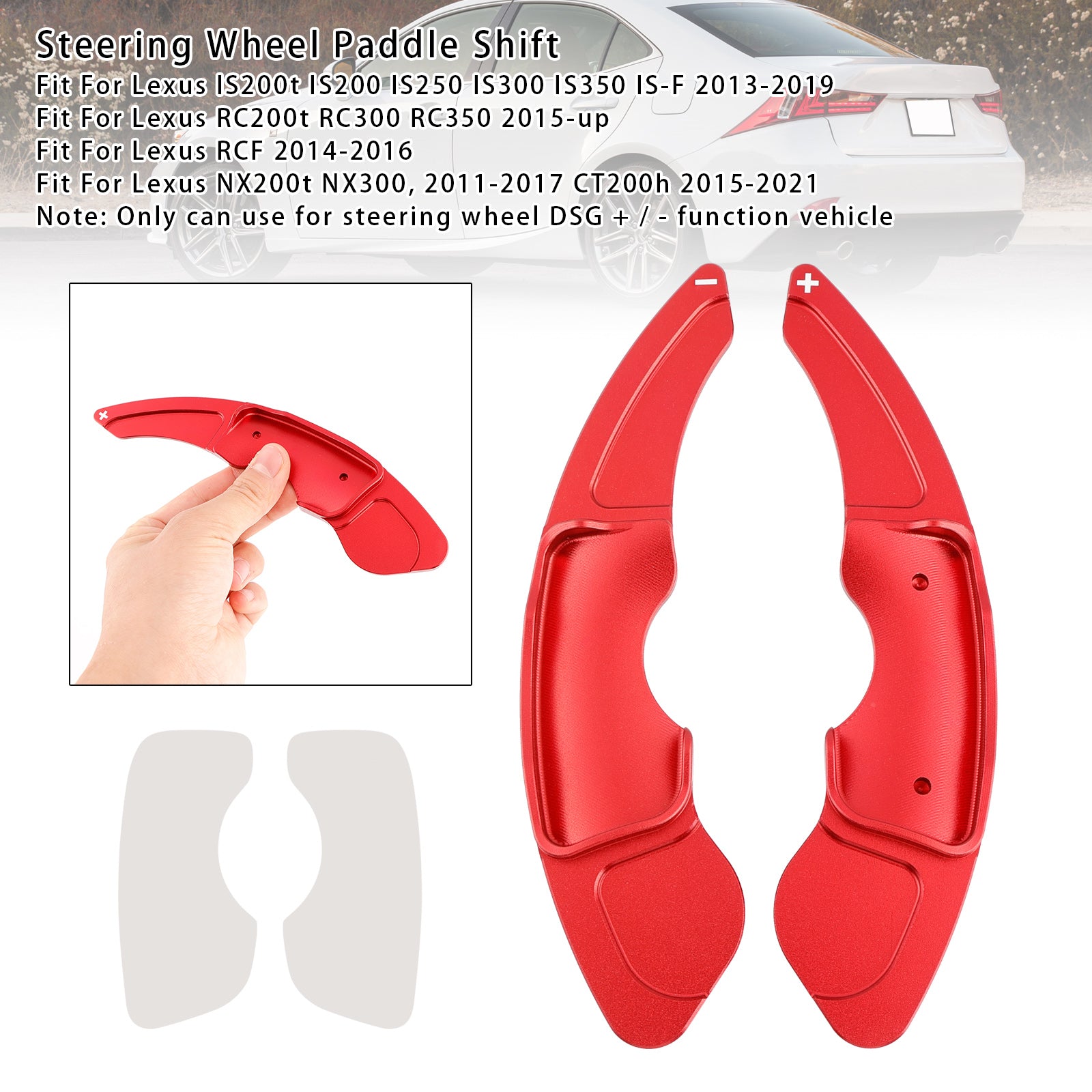 Rozszerzenia zmiany prędkości palety kierownicy dla Lexus to rc rc nx