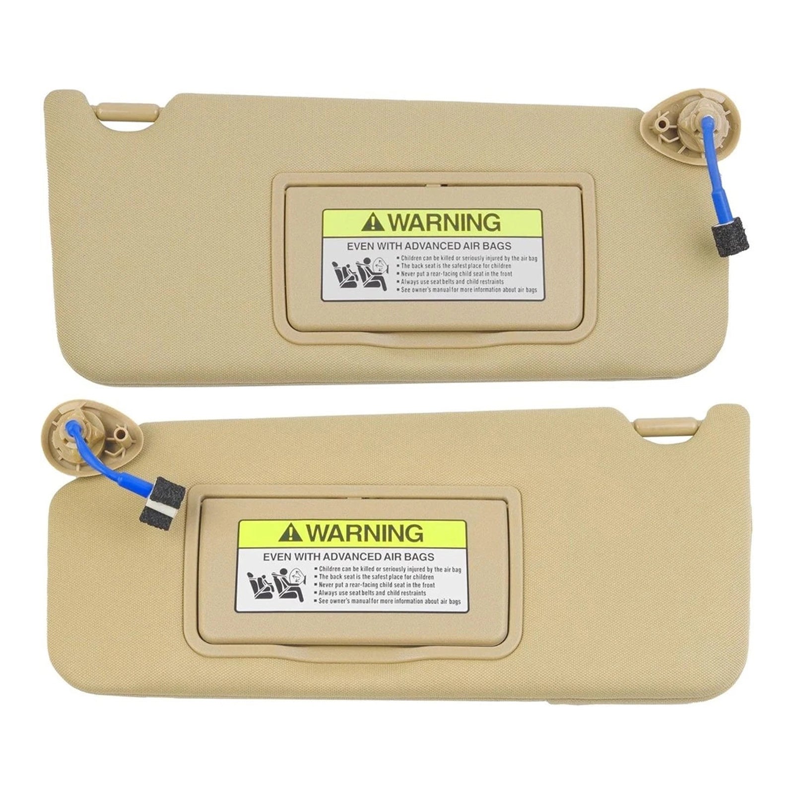 Alette parasole beige (coppia) per Honda Accord 2008-2017, riferimento 83280TA5A51ZA