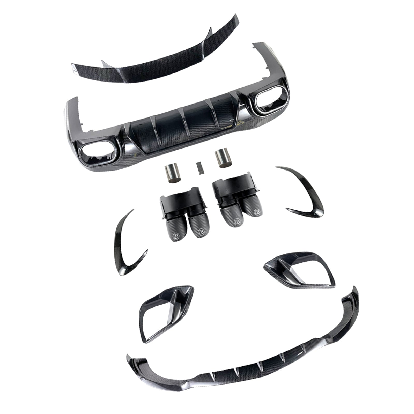 Kit carrosserie pare-chocs en fibre de carbone pour Mercedes-Benz AMG GT63 X290 4 portes (2021-2026)