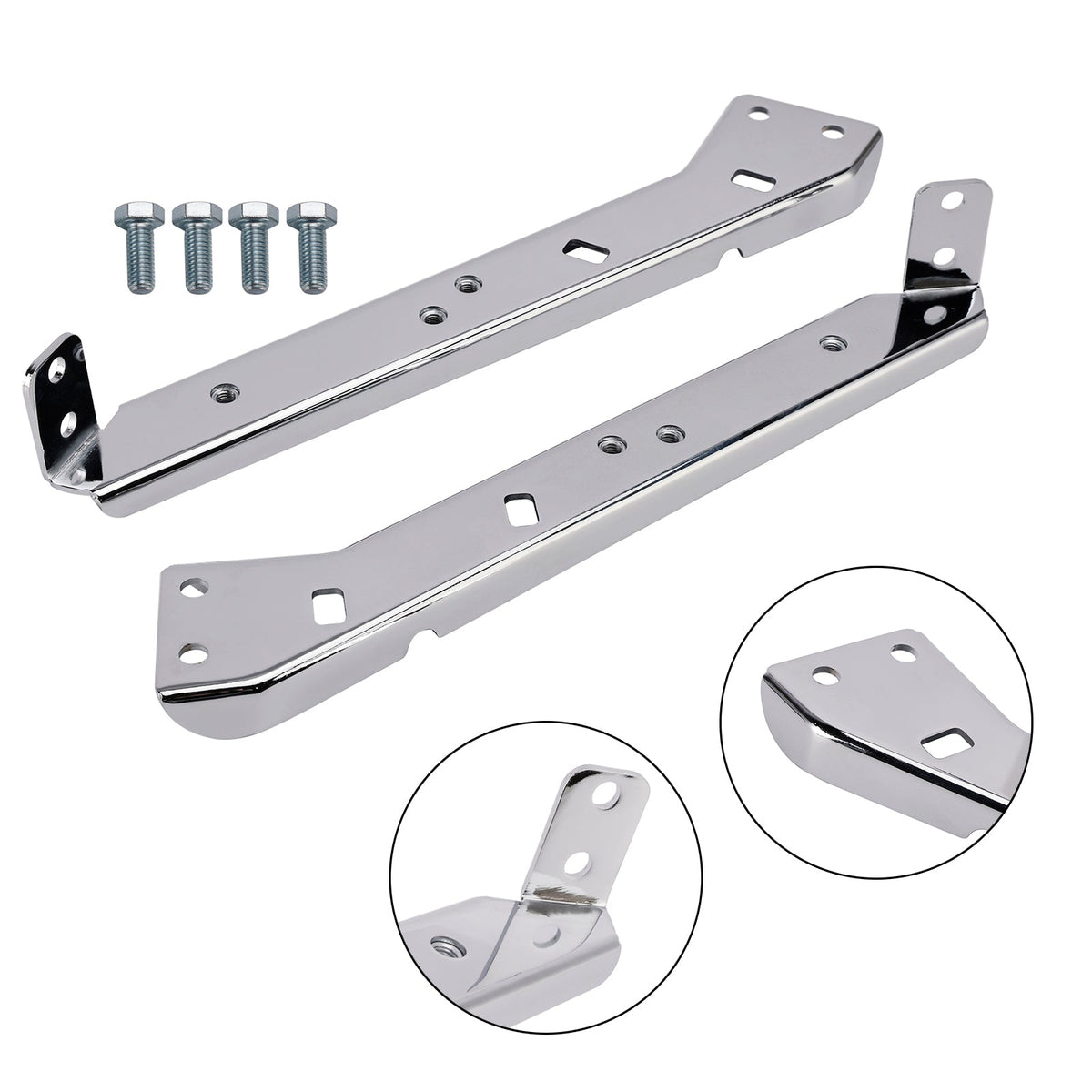 Paire de supports de rails de sacoches 90718-79C pour Touring Road Glide Flt 85-08