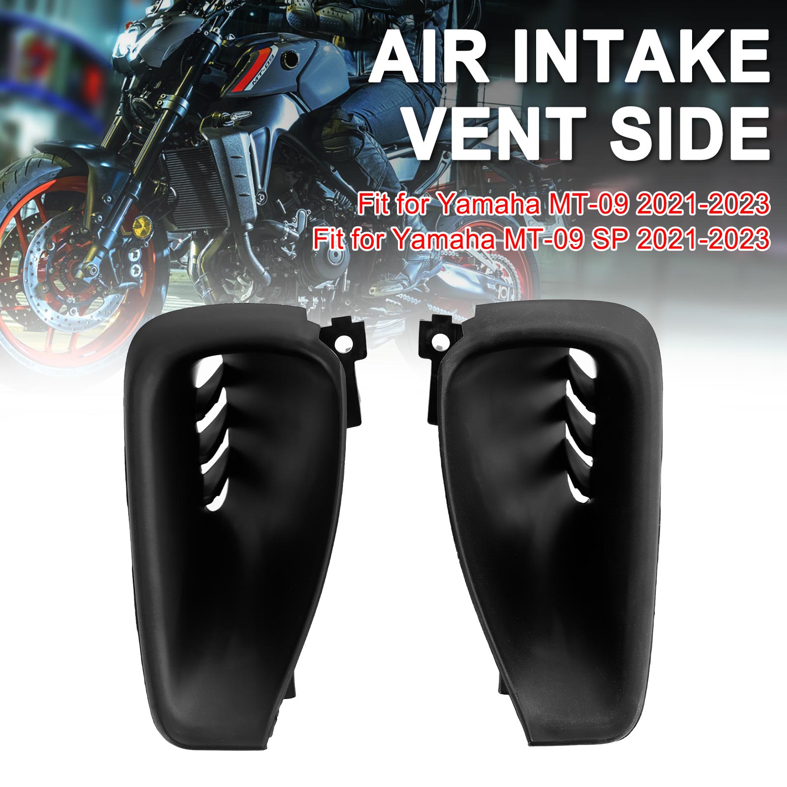 Carénage latéral d'admission d'air non peint pour Yamaha MT-09 / MT-09 SP 2021-2023