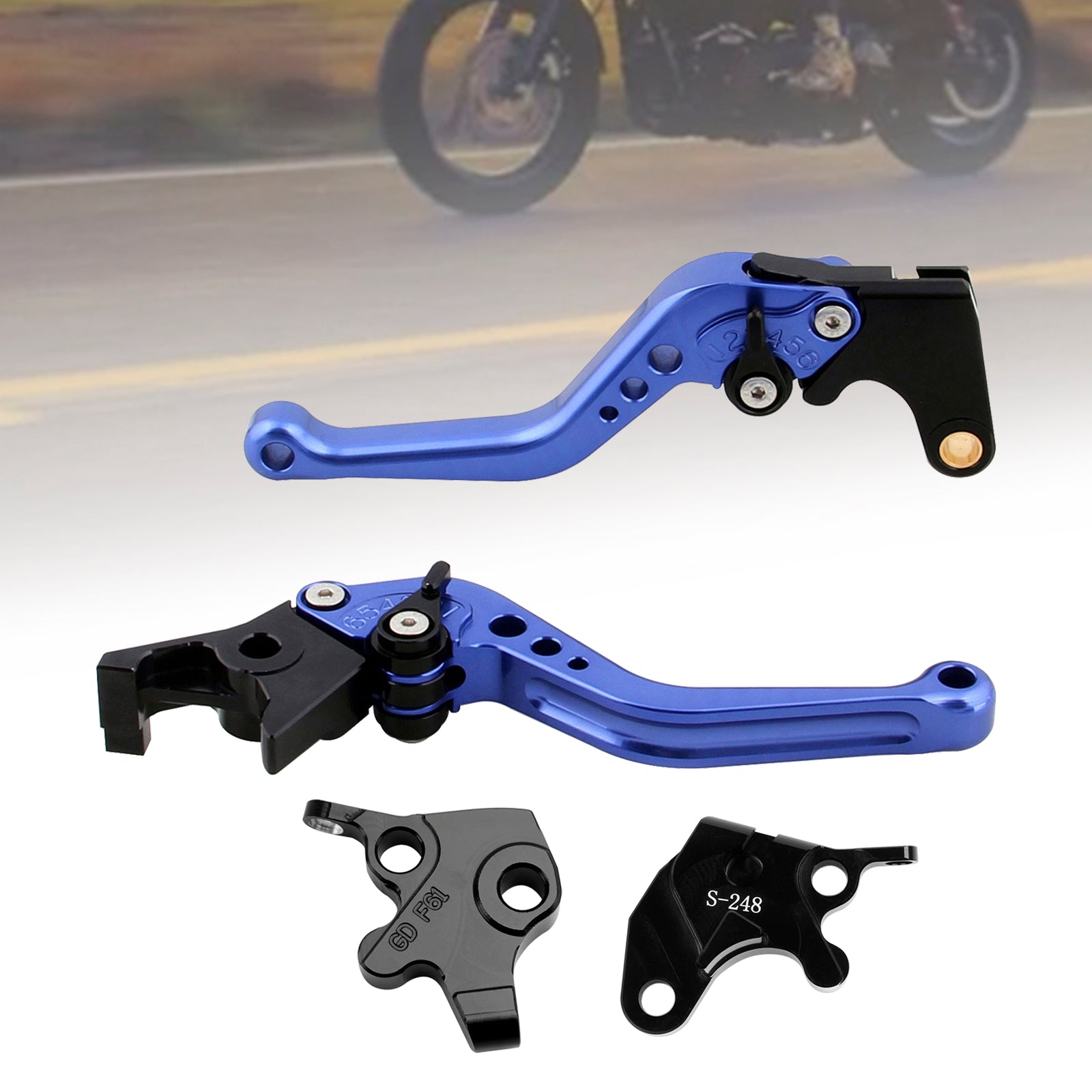 Palanca de freno y embrague corta para Yamaha YZF R125 2008-2011
