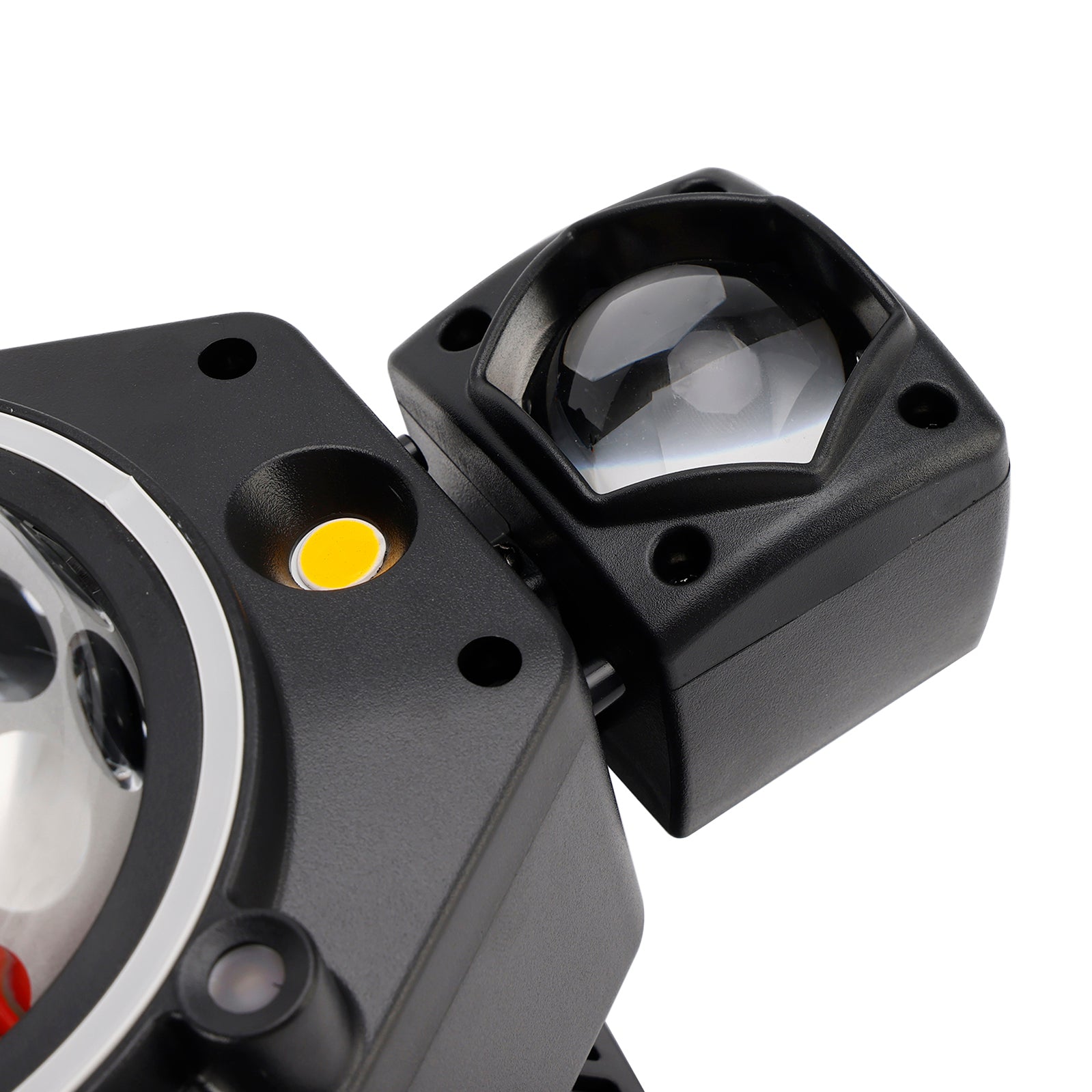 Projektor sceniczny LED z trzema ruchomymi głowicami i wiązką lasera do klubu nocnego