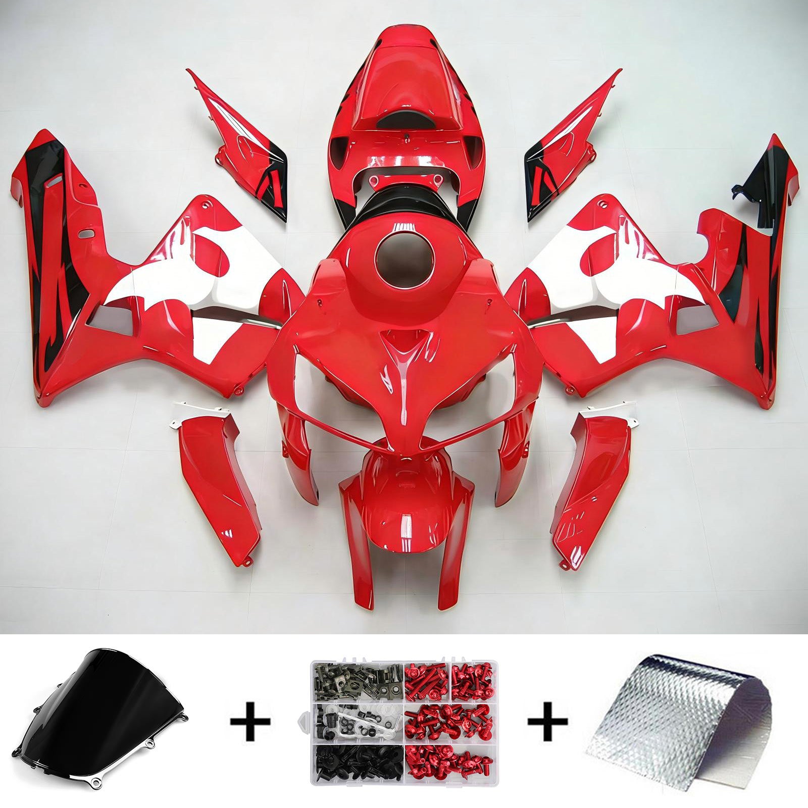Kit de carénage par injection, carrosserie en plastique ABS pour Honda CBR600RR 2005-2006 F5