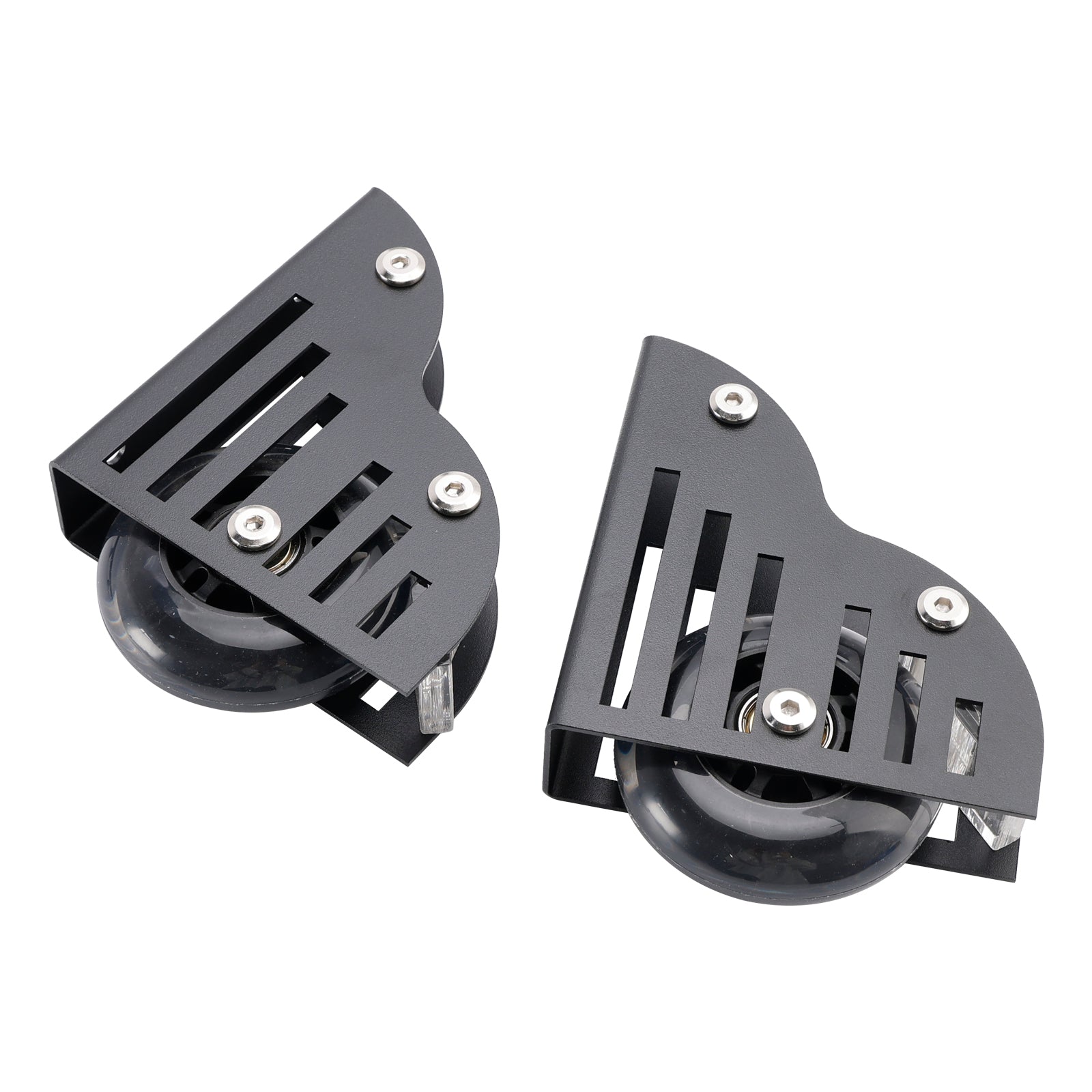 Quincaillery -sarja liukuvaan valssauskirjasto -asteikkoon jarruilla, 3,3 jalkaa pyöreä putki