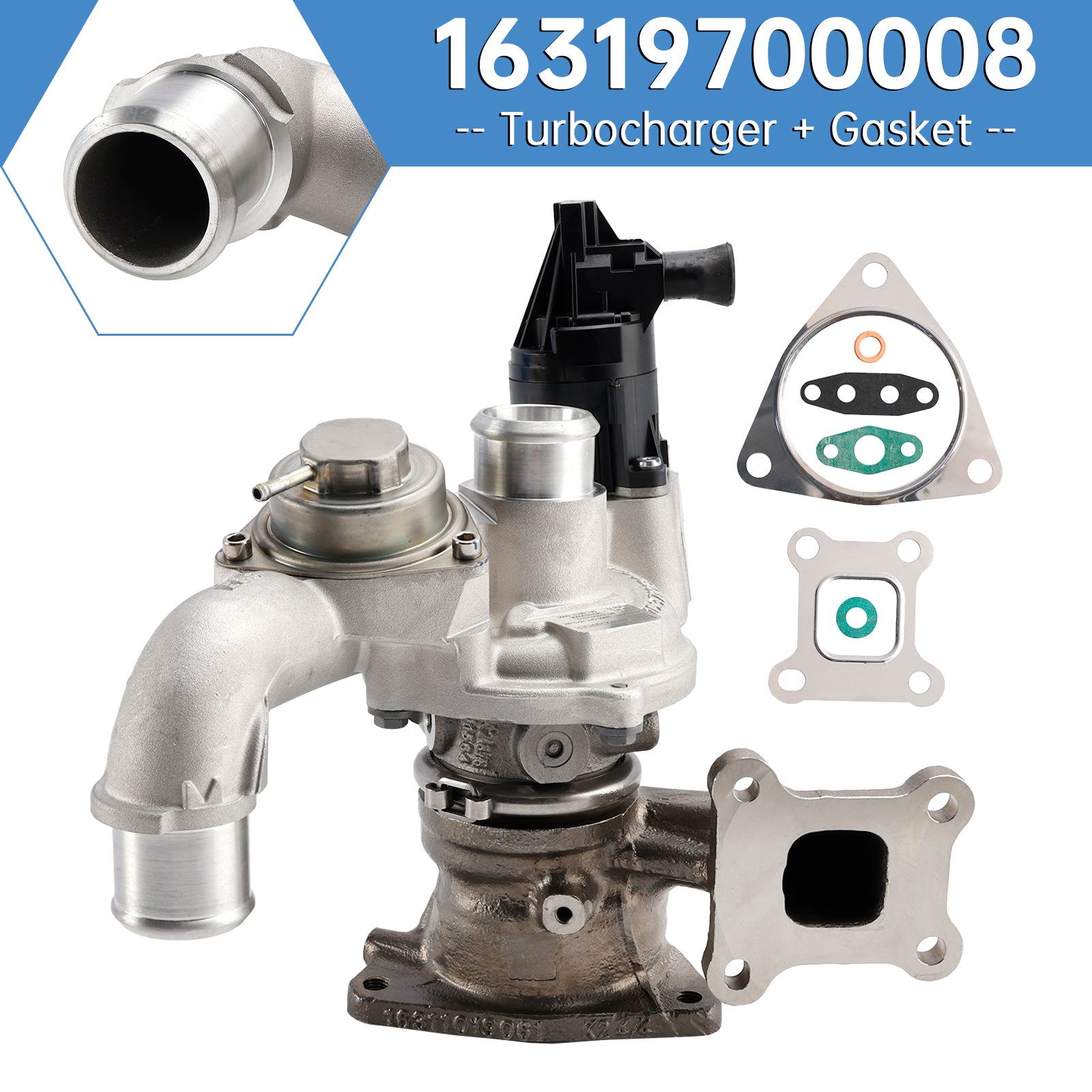 Turbocompresseur d'Origine Honda Civic 1.0 129HP 95KW - Modèle 2017 et Supérieur - Pièce 16319700008