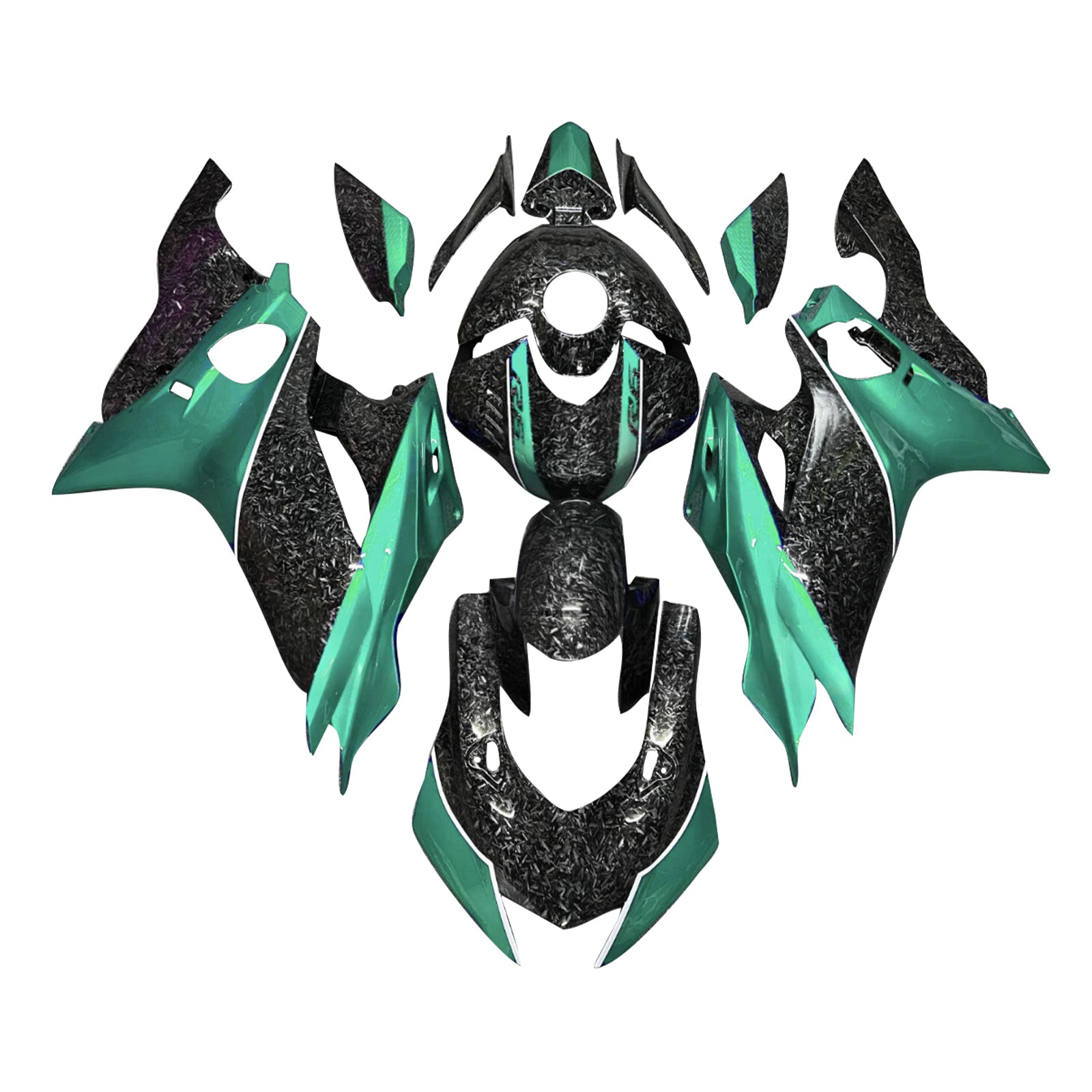 Kit carena iniettata in plastica ABS per Yamaha YZF-R6 2017-2023