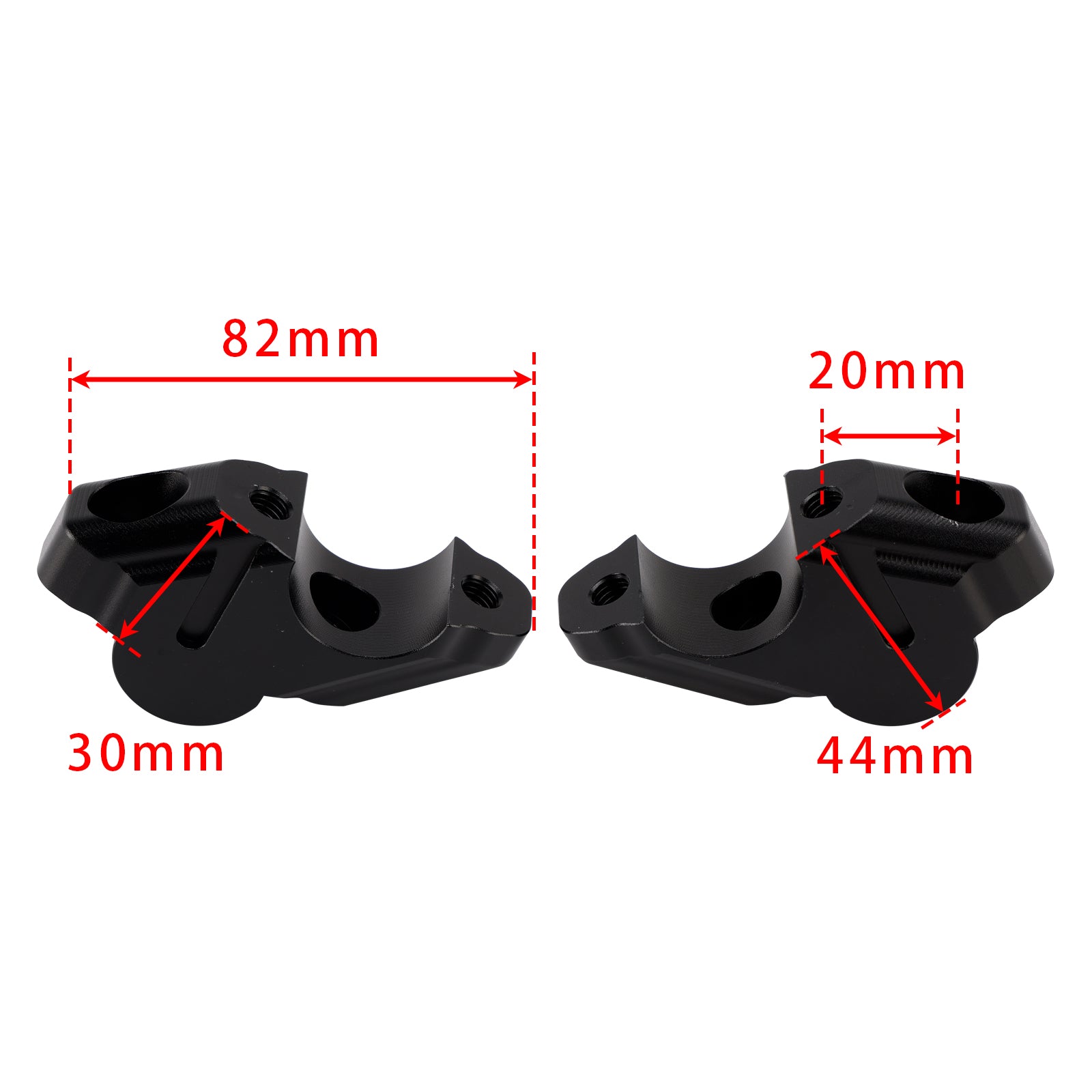 SPESSORI RIALZI PODNOŚNIK MANUBRIO DO YAMAHA TENERE 700/RALLY 2019&>2025