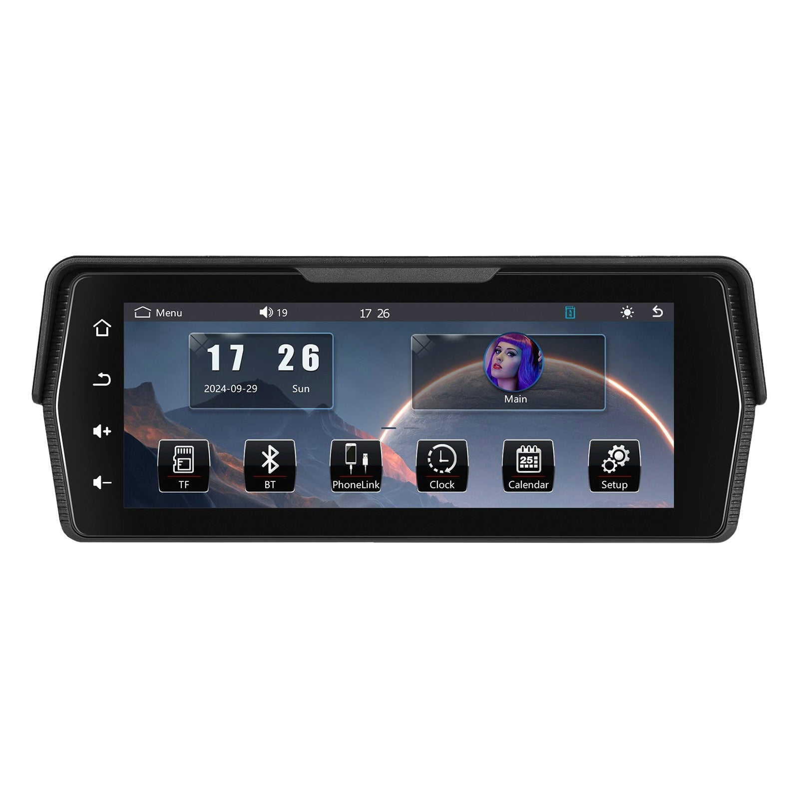 Écran sans fil PND de 6,86 pouces pour motos, compatible avec CarPlay et Android Auto
