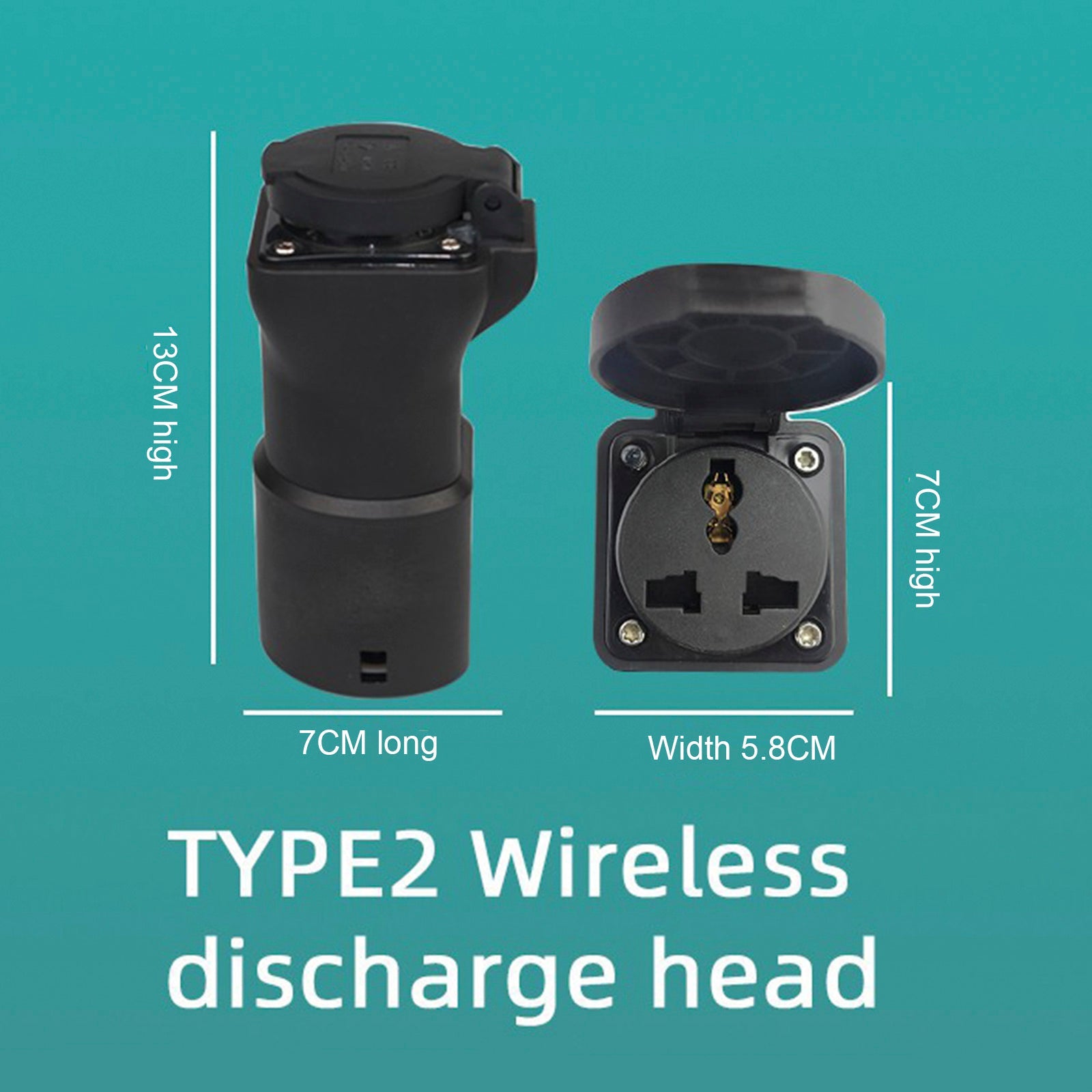 Adaptateur de chargeur EV de type V2L de décharge 2 vers prise européenne 16 A EVSE IEC62196