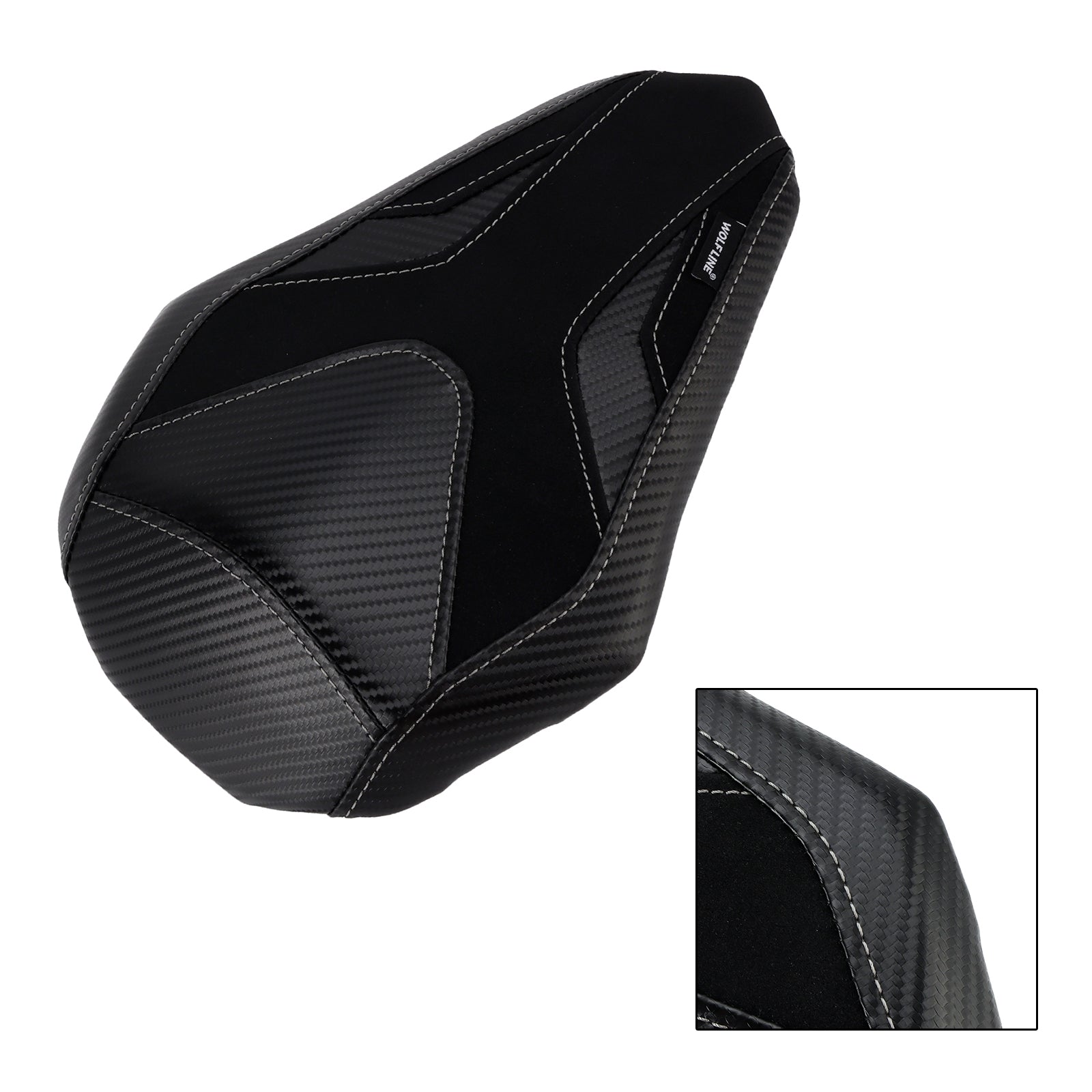 Meerkleurig vlak achterpassagierszadel voor Honda CBR250RR (2017-2024)