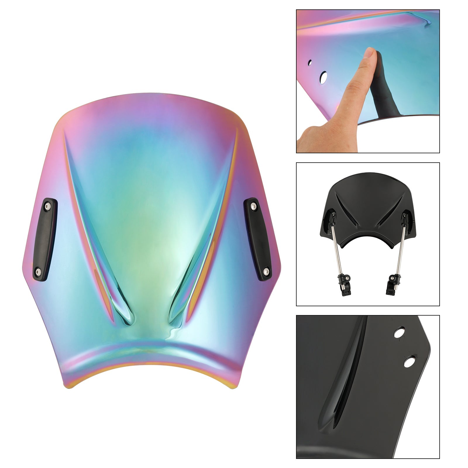 Moto con manubrio 22 mm/7/8 "Vidone del parabrezza universale