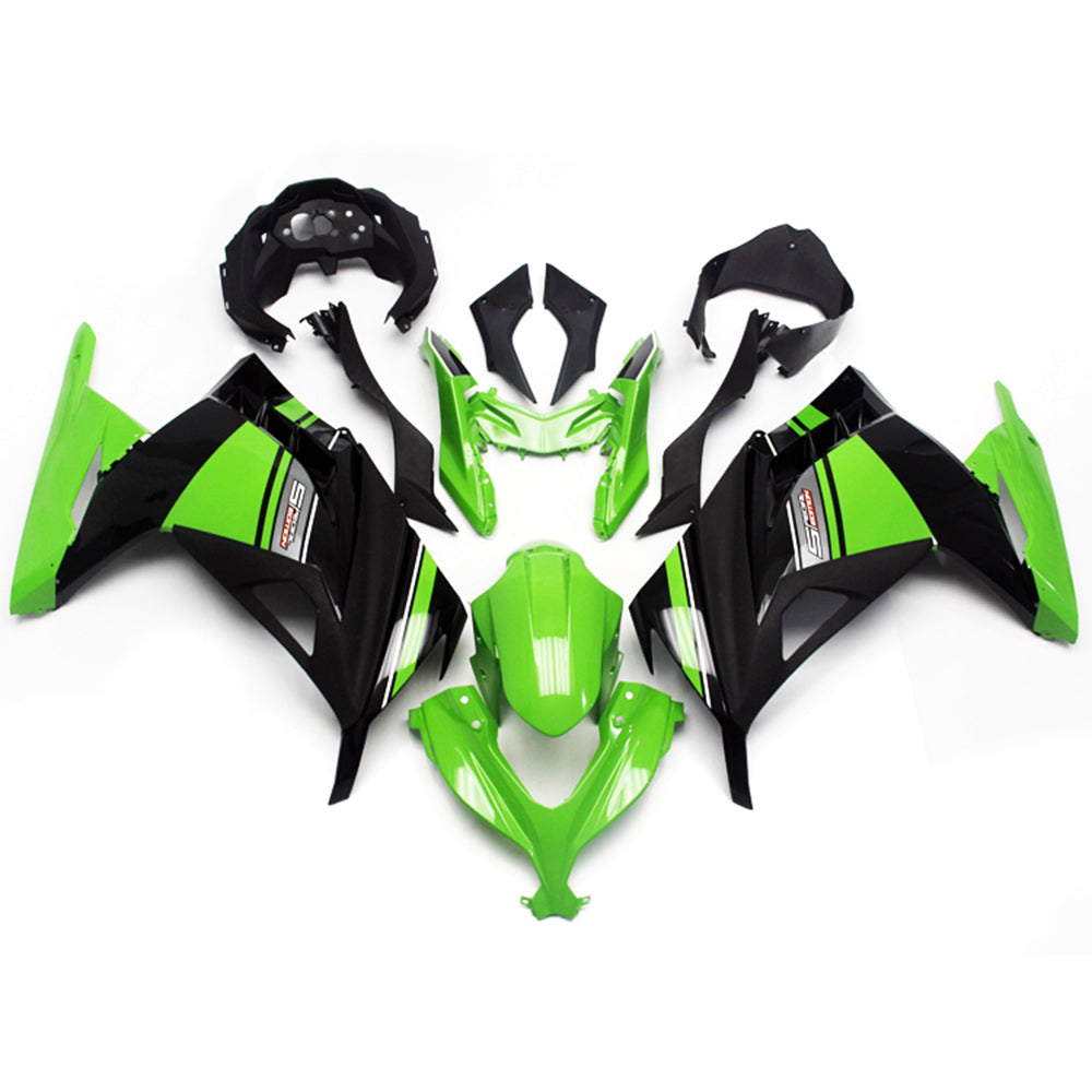 2013-2024 Kawasaki EX 300 / Ninja 300 Kit van Fairness Kit Bodywork ABS in plastic plastic