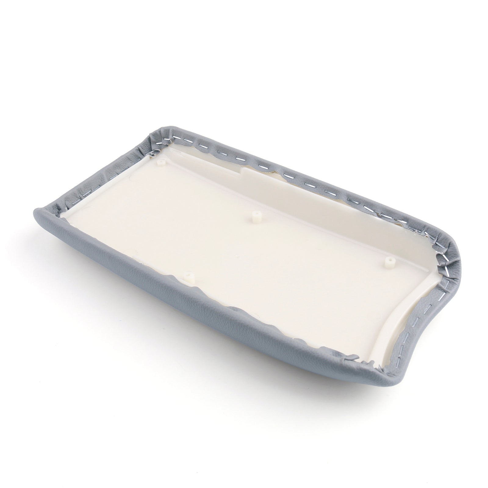 Copertura della console centrale con bracciolo in pelle grigia per Honda Civic 2006-2009