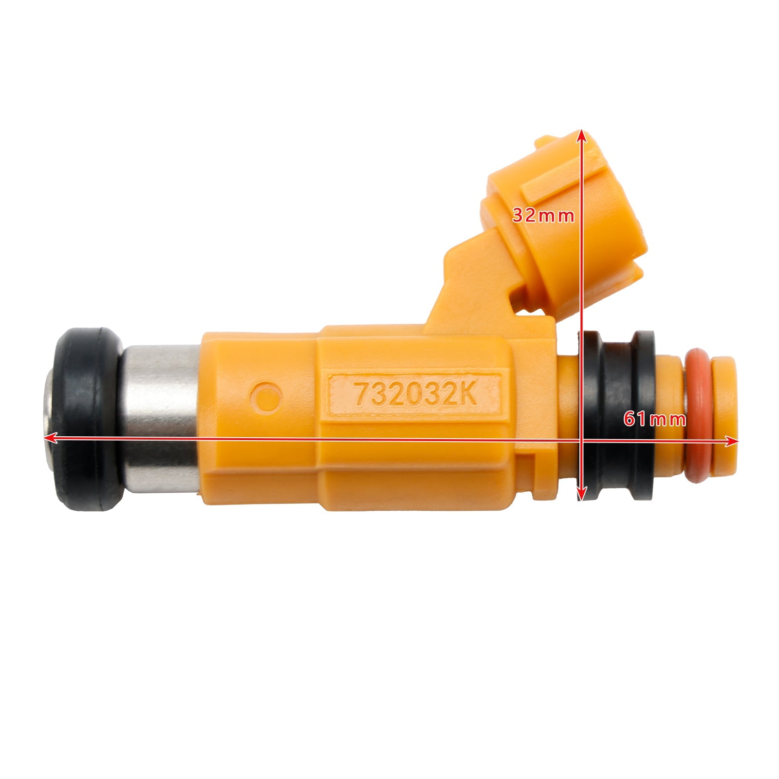 Inyector de combustible de 4 piezas para Yamaha FJR1300 Road Star Warrior XV1700 5FL-13761-00-00