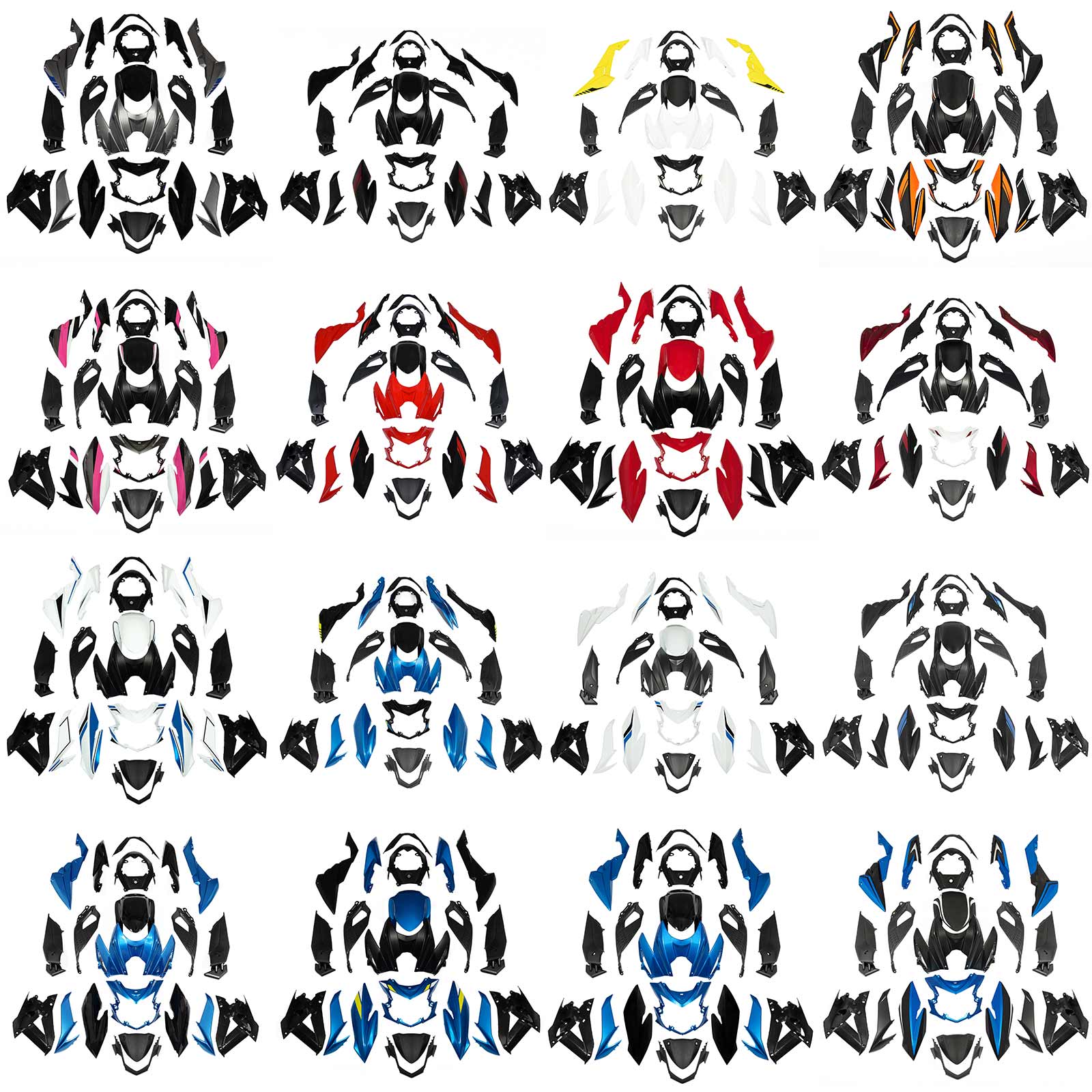 Plastic body kuipen geïnjecteerd voor Suzuki GSXS GSX-S 750 2017-2024