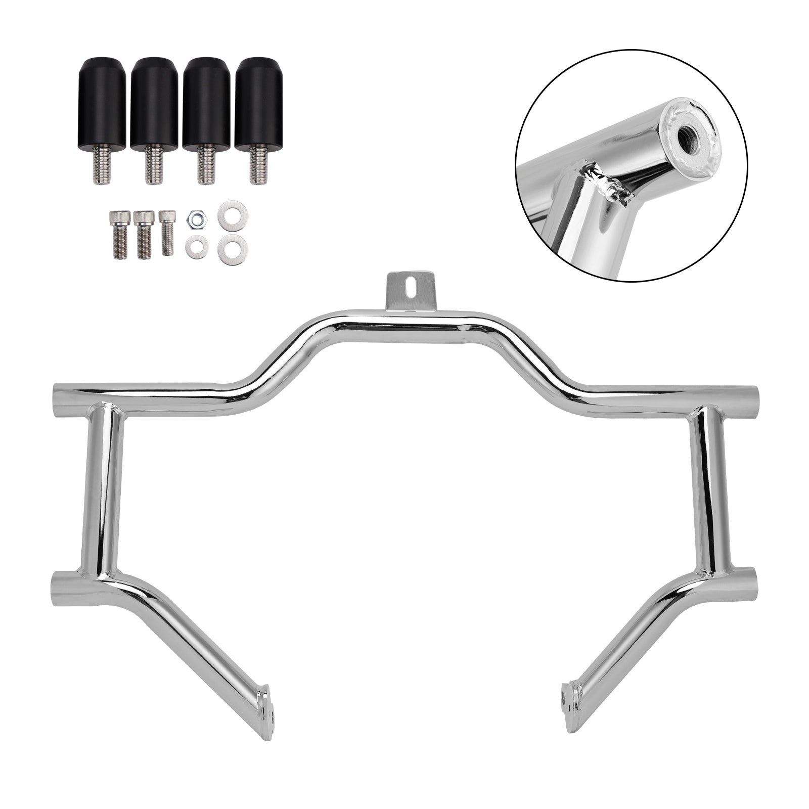 Protection de moteur chromée anti-collision pour Electra Glide Ultra Classic Low FLHTCUL (2015-2016).