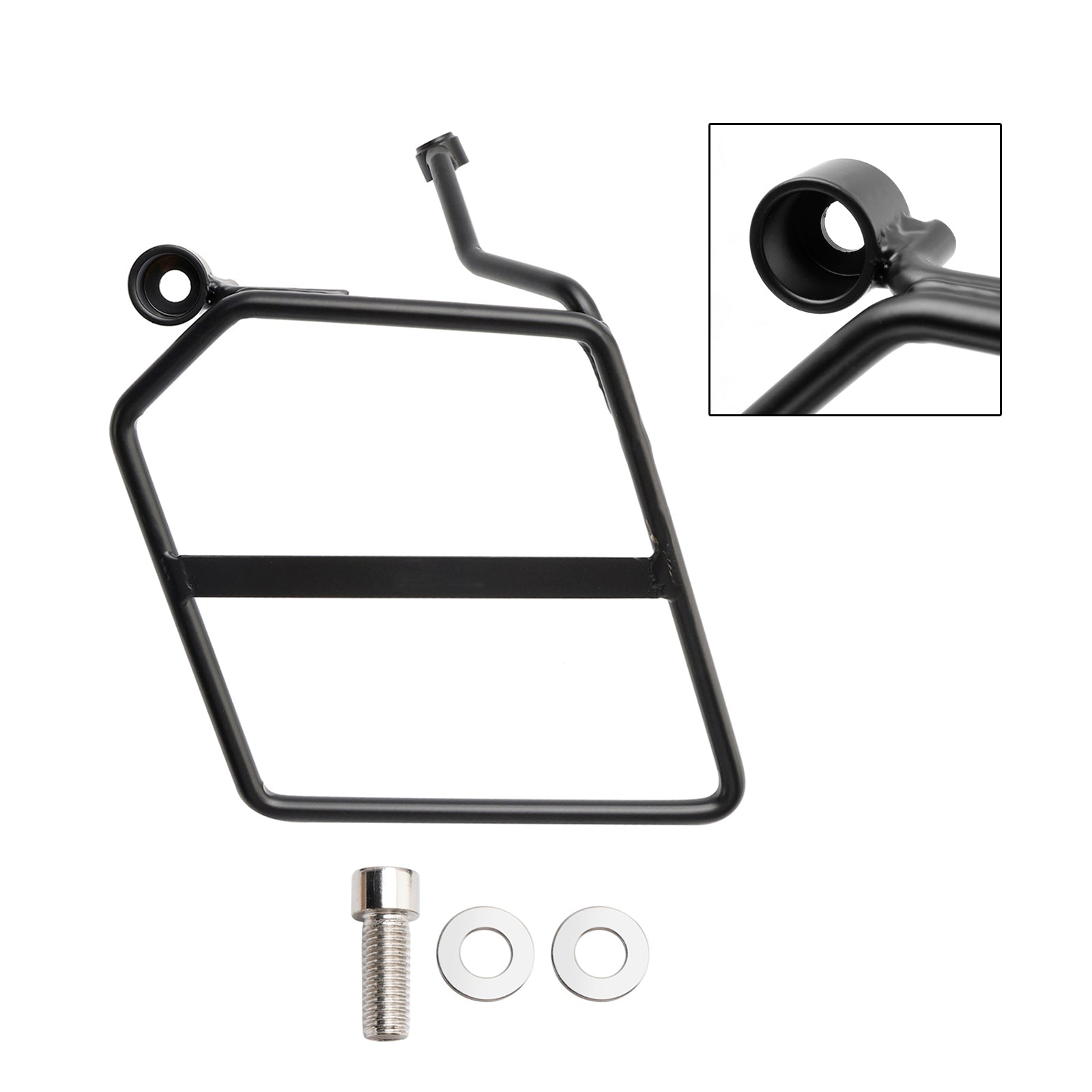 Support de fixation pour sacoche latérale gauche, noir, pour Honda Monkey 125 2018-2024