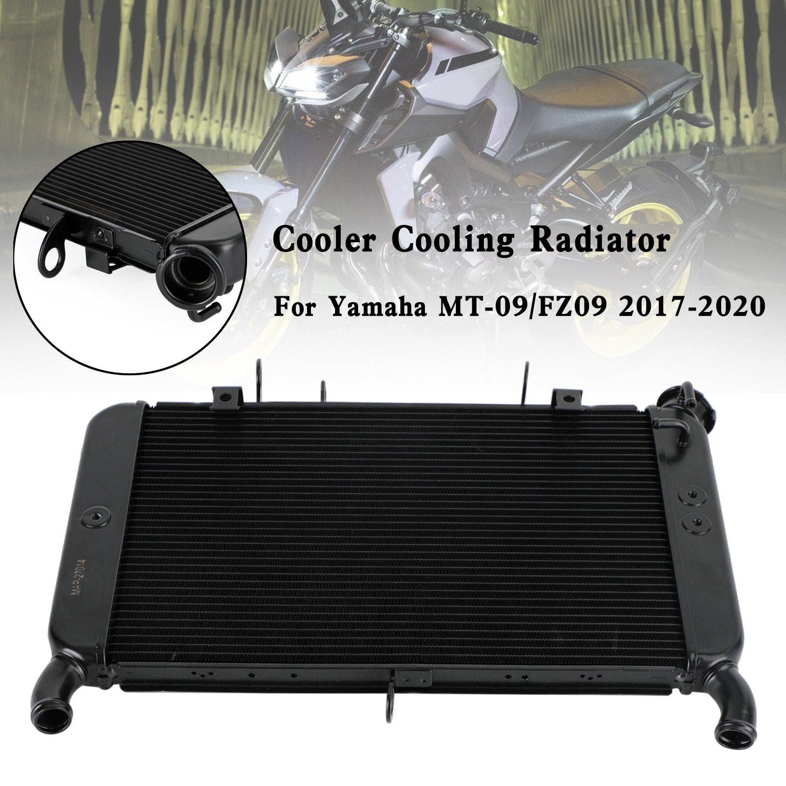 Aluminium radiator voor Yamaha MT-09 FZ09 2017-2022