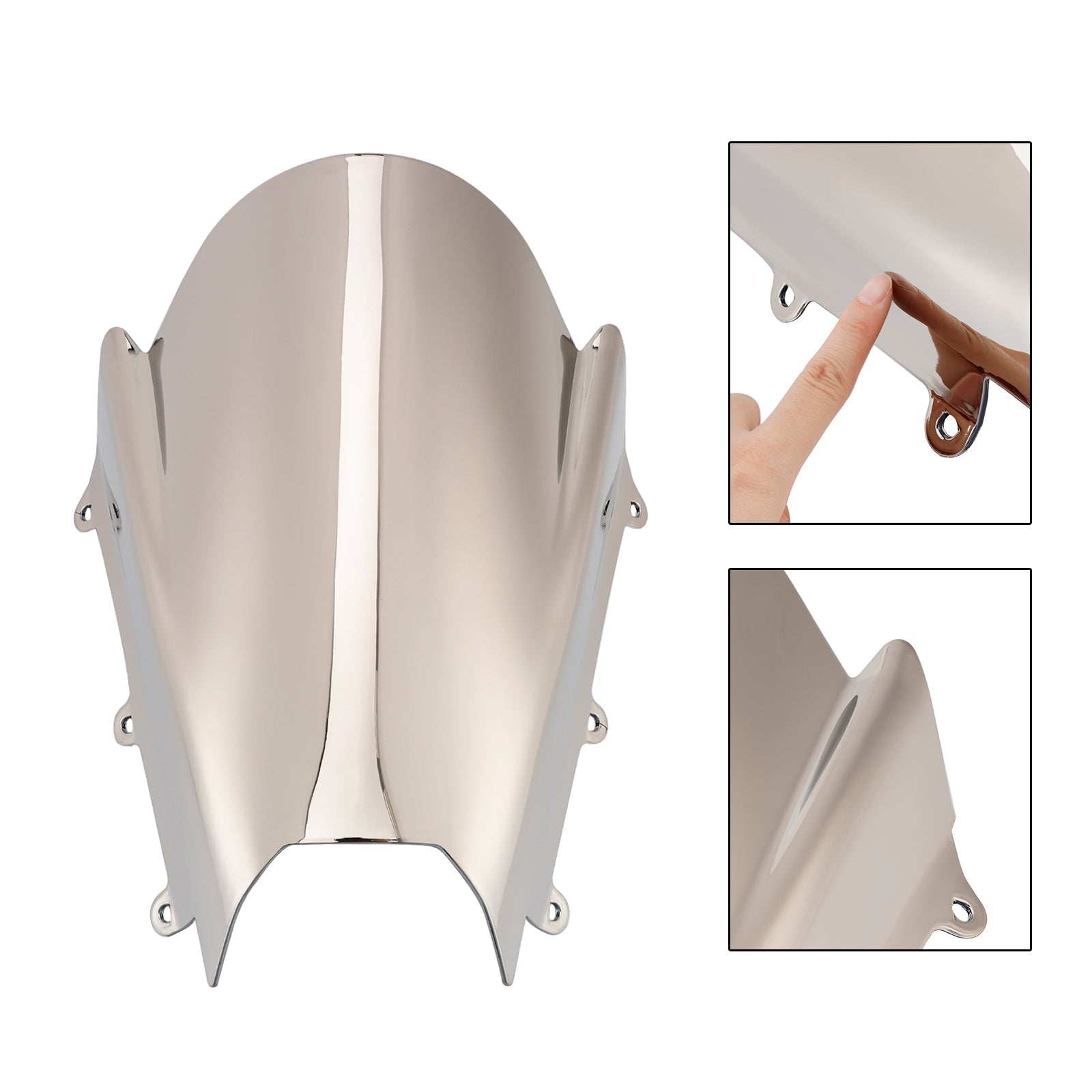 Windscherm compatibel met Suzuki GSX-8R 2024-2025 zwart
