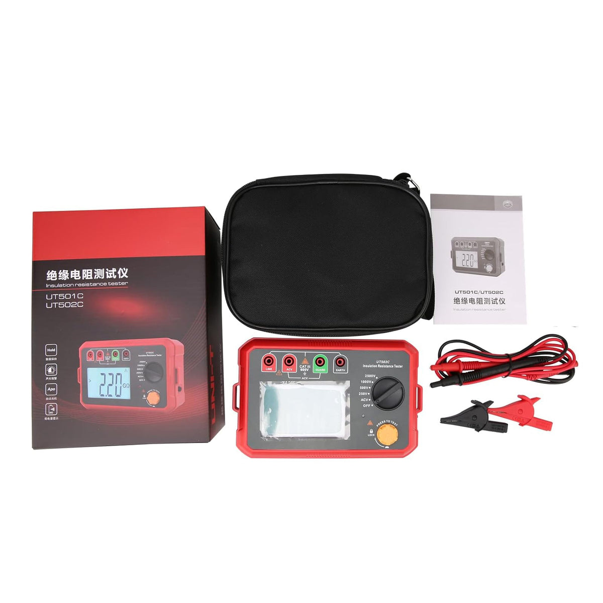 UT502C Isolatieweerstandstest Digitale multimeter