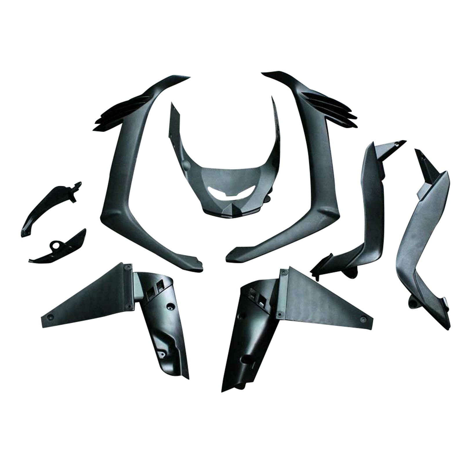 2010-2015 Kawasaki Z1000SX maalaamaton päällirakenne, ruiskuvalu