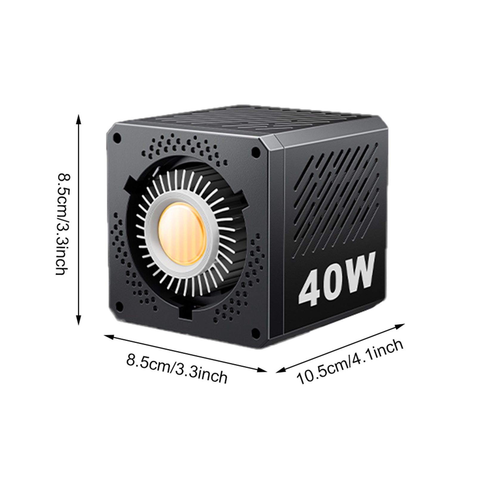 40W krachtige COB-fotografielamp M60 LED-buitenlamp op zonne-energie