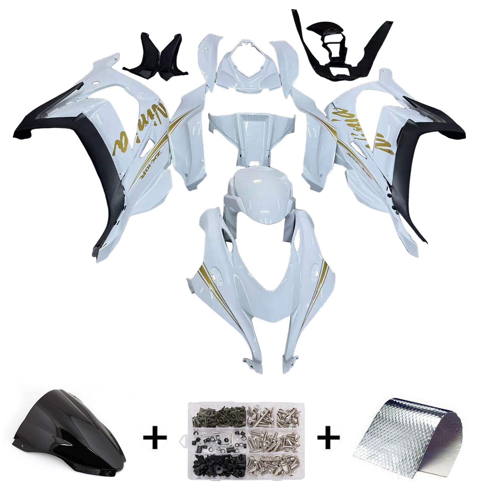 Kit di carenatura in plastica ABS per Kawasaki ZX10R 2016-2020