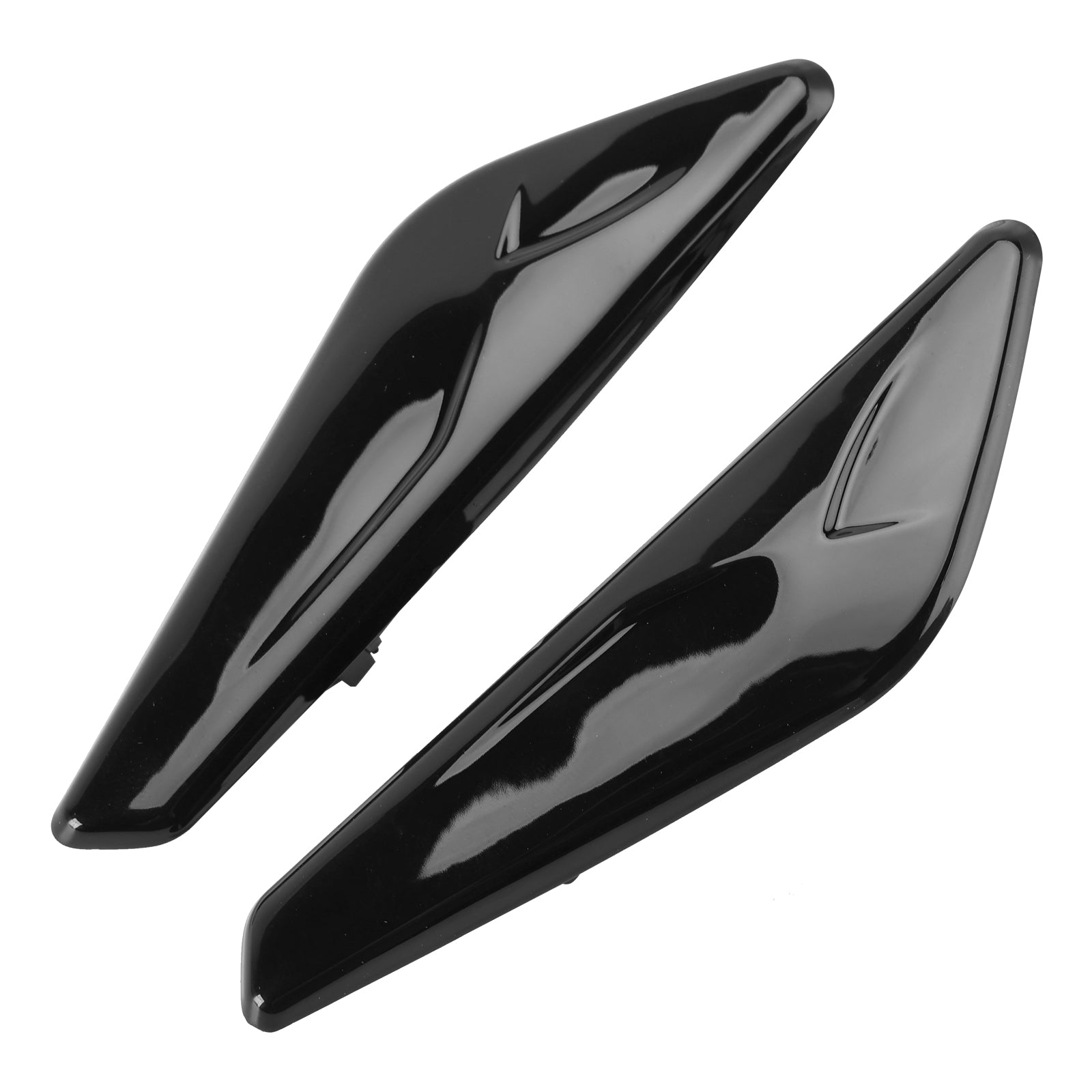 Vasen ja oikea etusiipi BMW X3 F25 X4 F26, musta koristelu 51117338569+51117338570