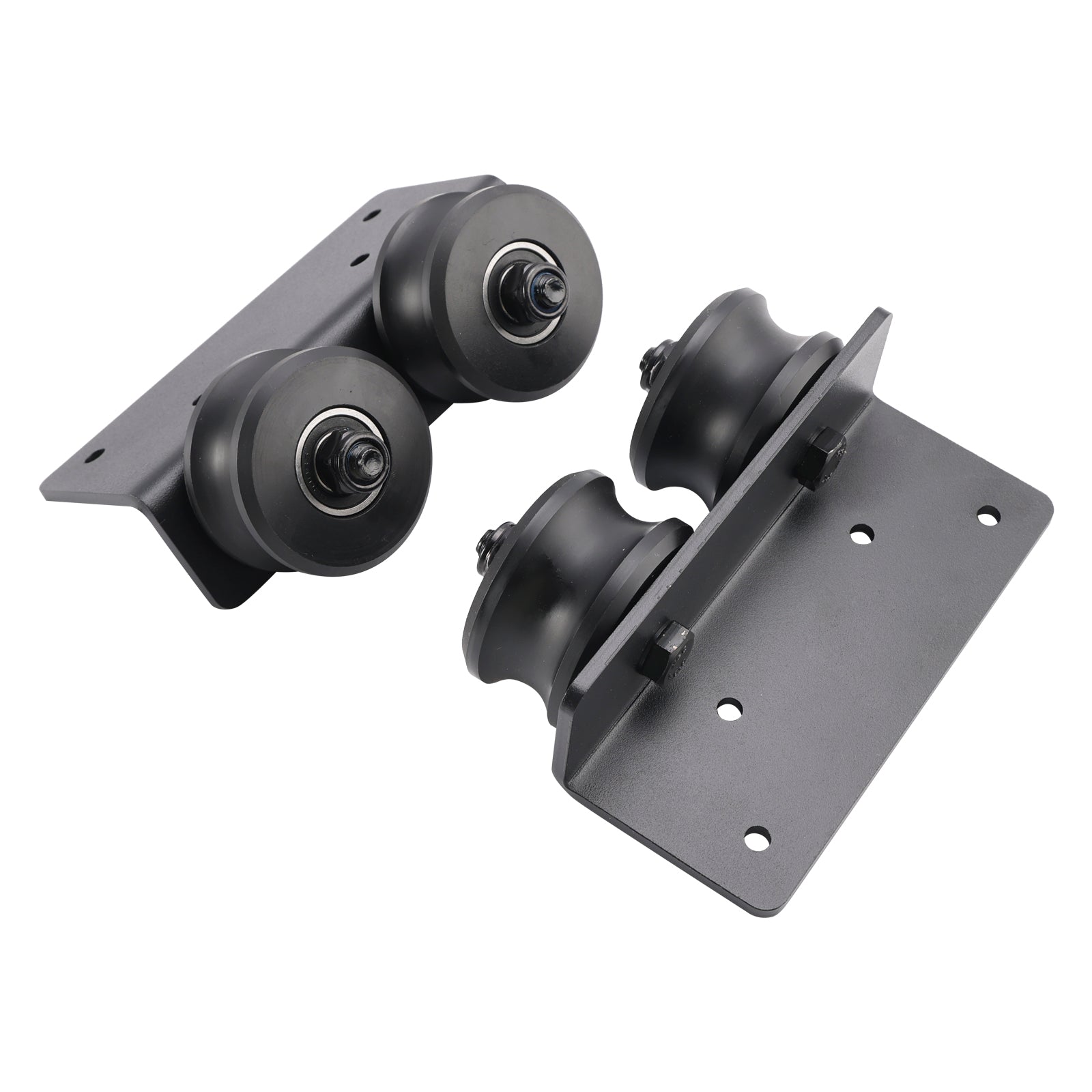 Quincaillery -sarja liukuvaan valssauskirjasto -asteikkoon jarruilla, 3,3 jalkaa pyöreä putki