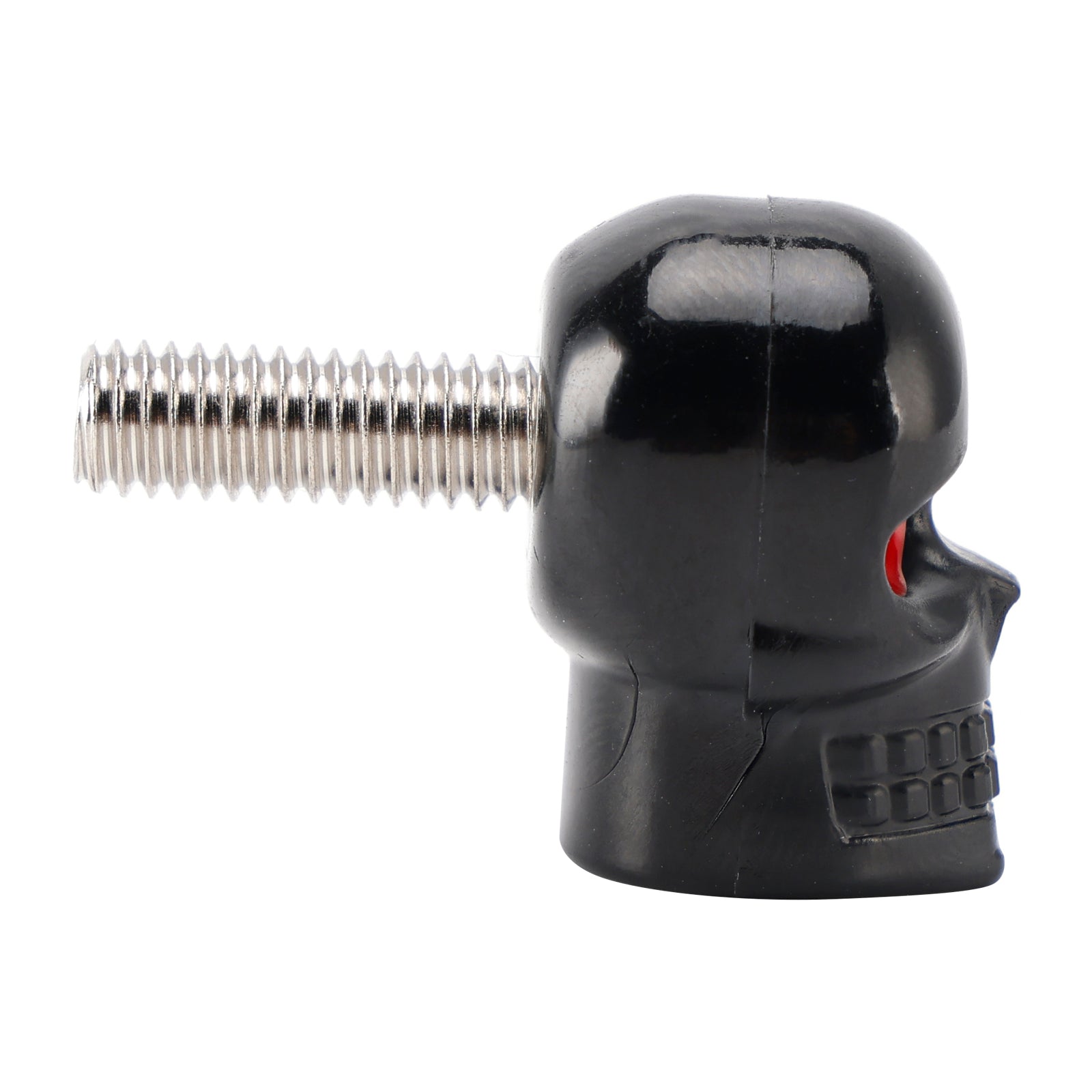 Vite M6 in plastica nera per targa, cranio, telaio, hardware, set di 2