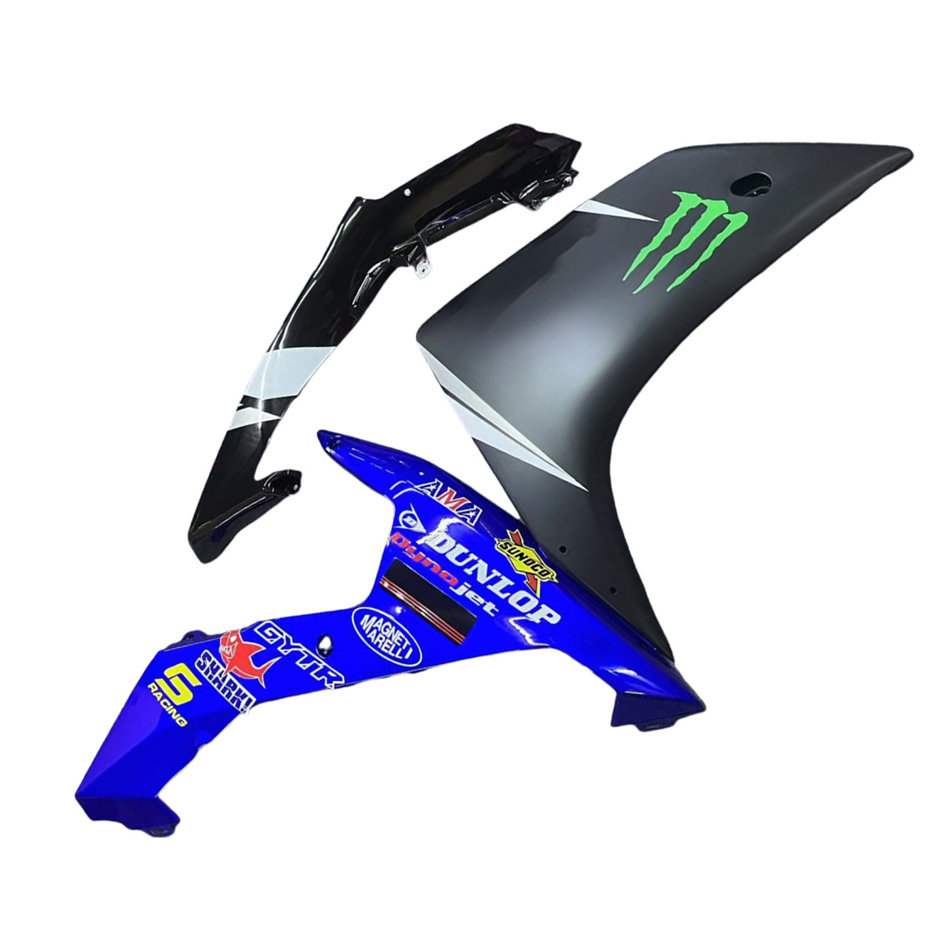 Injektiotapapakkaus Konttien muovinen abs sopii Yamaha YZF-R1 2007-2008