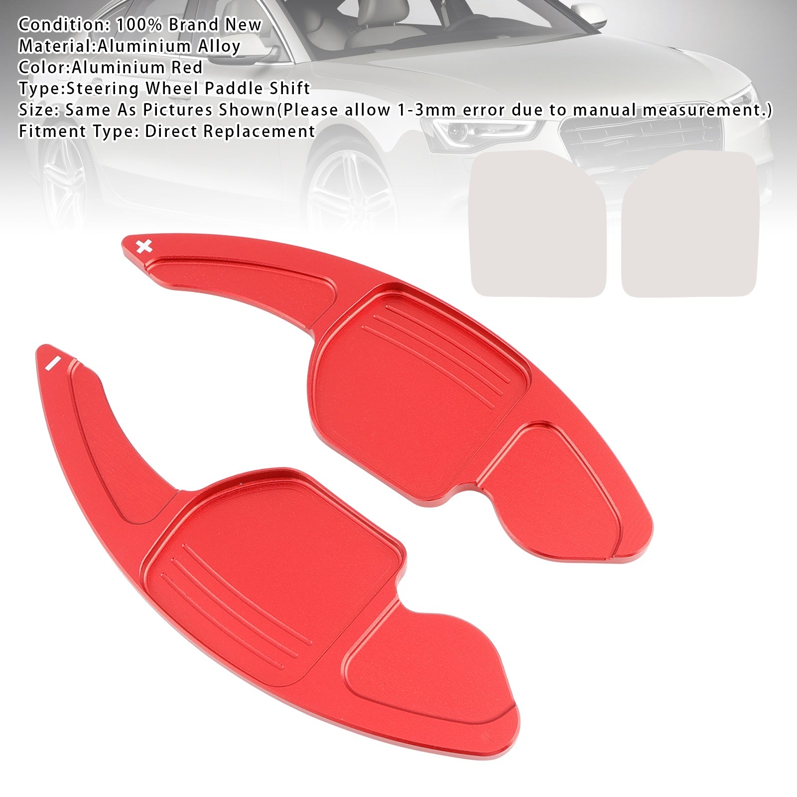 Extension de palettes de changement de vitesse au volant pour Audi A3 A4 A5 A6 A8