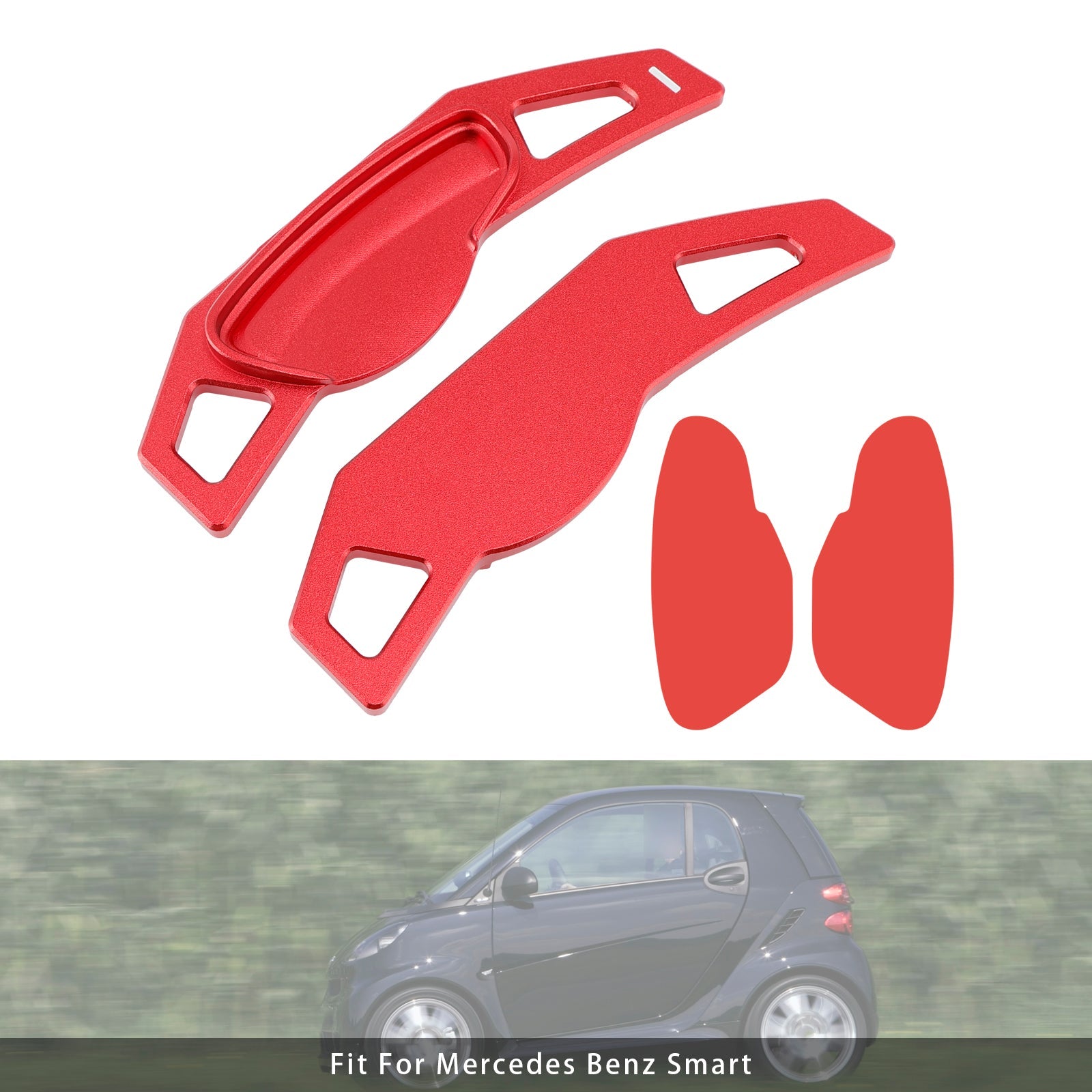 Extension de palettes de changement de vitesse au volant pour Smart Aluminium