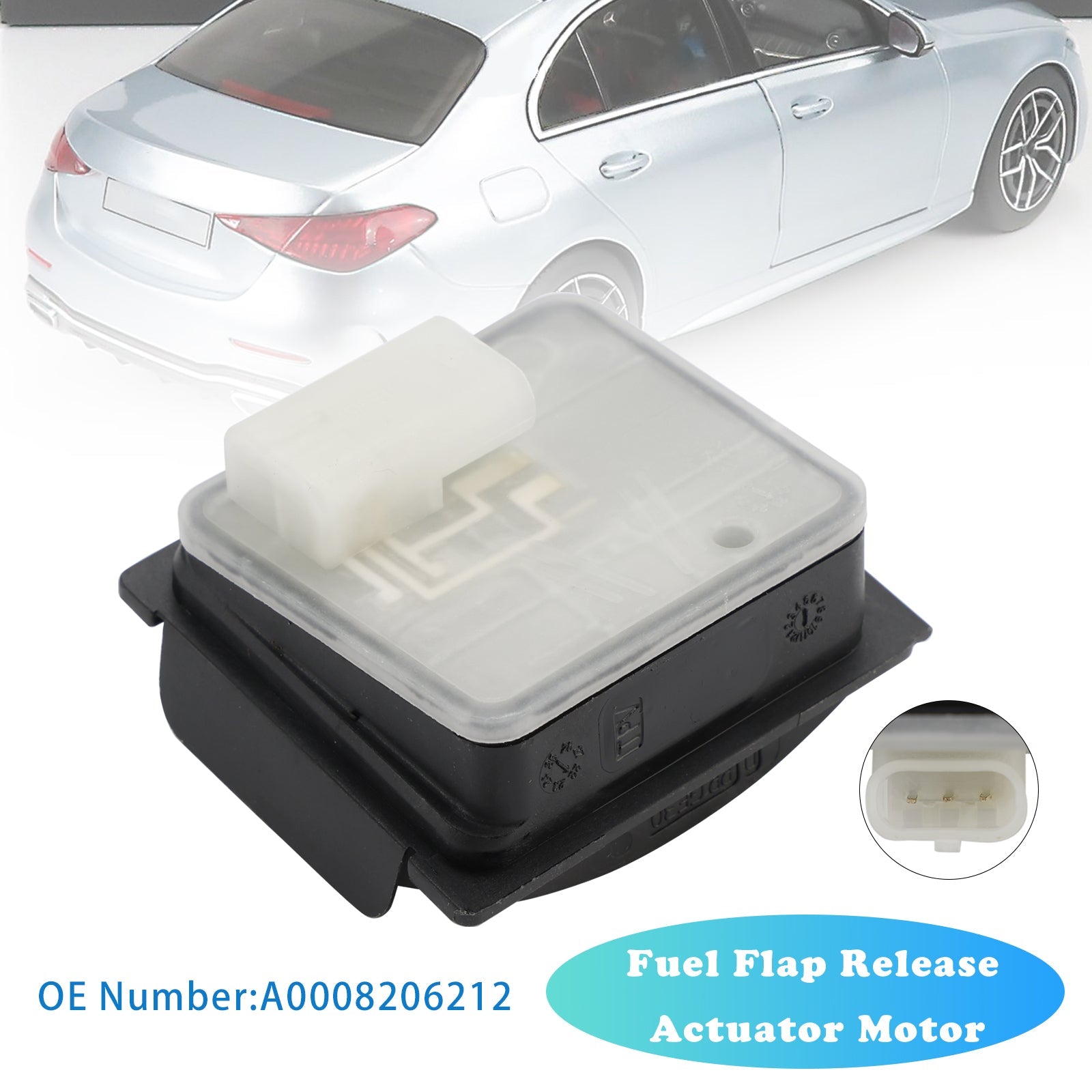 Motore attuatore rilascio sportello carburante ibrido Mercedes-Benz EQC A0008206212