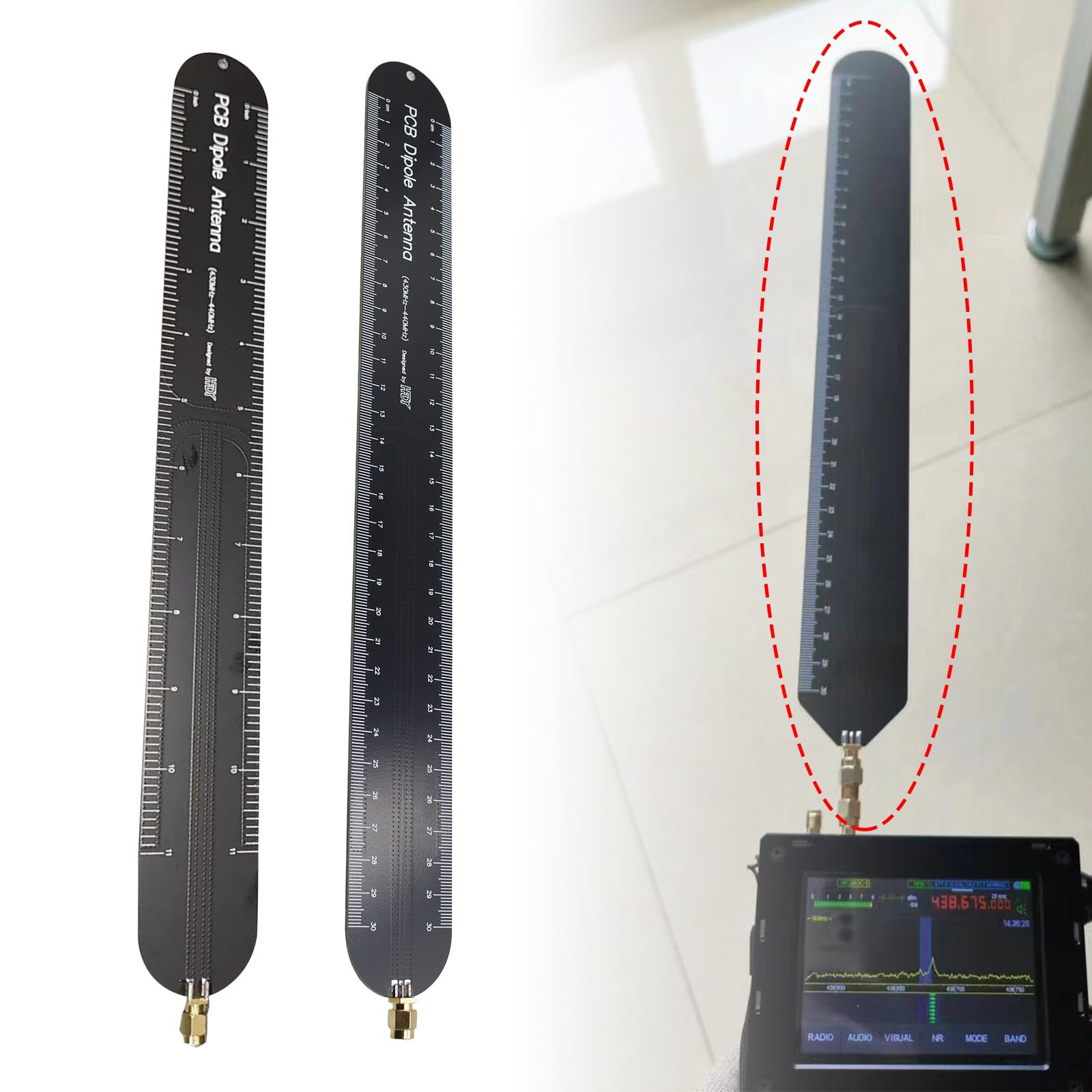 Regola dell'antenna di Dipôle PDA435 Antenna Talkie-Walkie Band Amateur