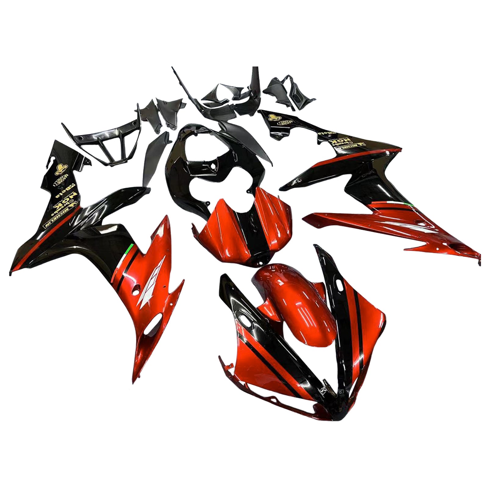 Injection Fairing Kit Bodywork Plastic ABS fit For Yamaha YZF 1000 R1 2004-2006