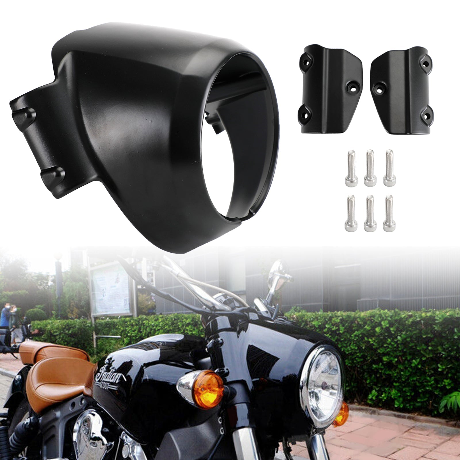 Indian Scout 2015-2022 Faros de la manga moteados.