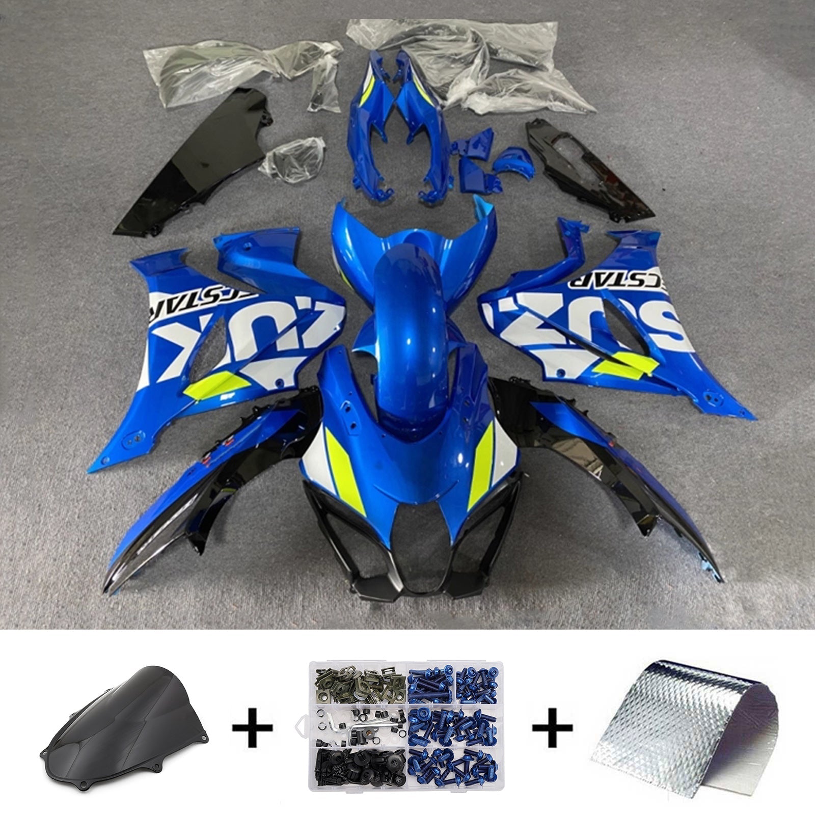 Kit de carénage injecté en plastique ABS pour Suzuki GSXR1000 2017-2025 K17