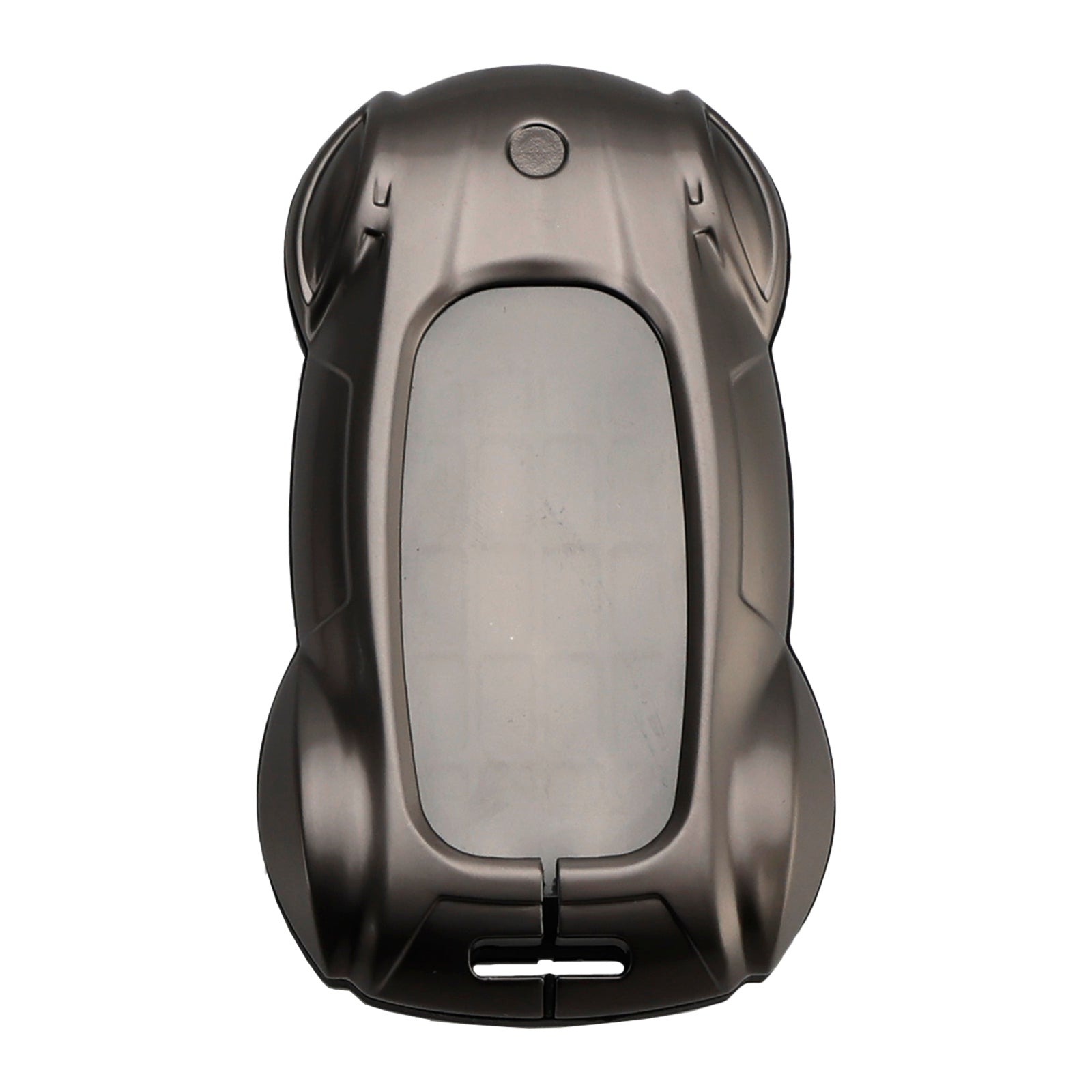 Harmaa nahkainen sinkkiseos auton avainkotelon suojus malleihin Lexus ES260h/RX350h/LS500h