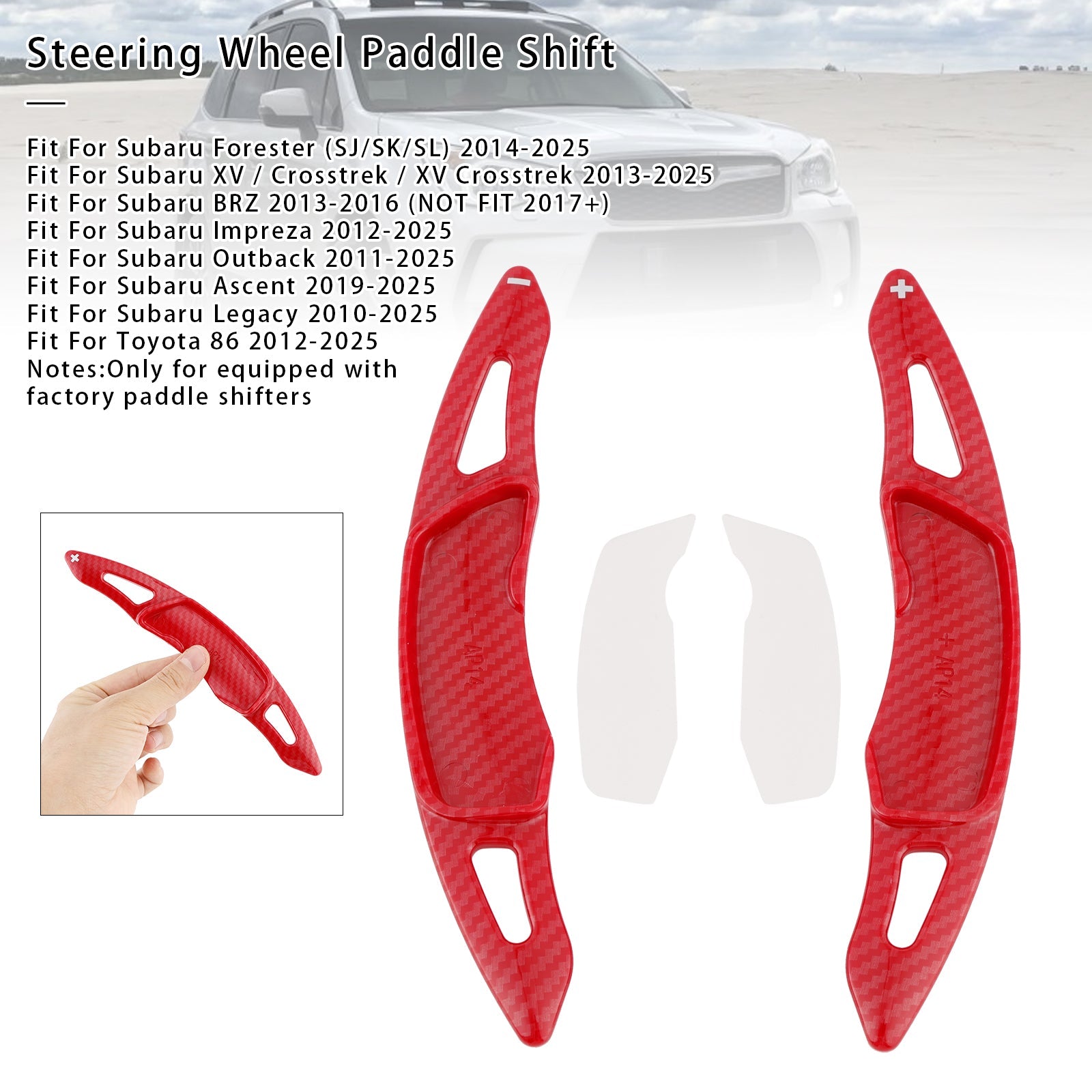 Palettes de changement de vitesse au volant pour Subaru Forester Toyota