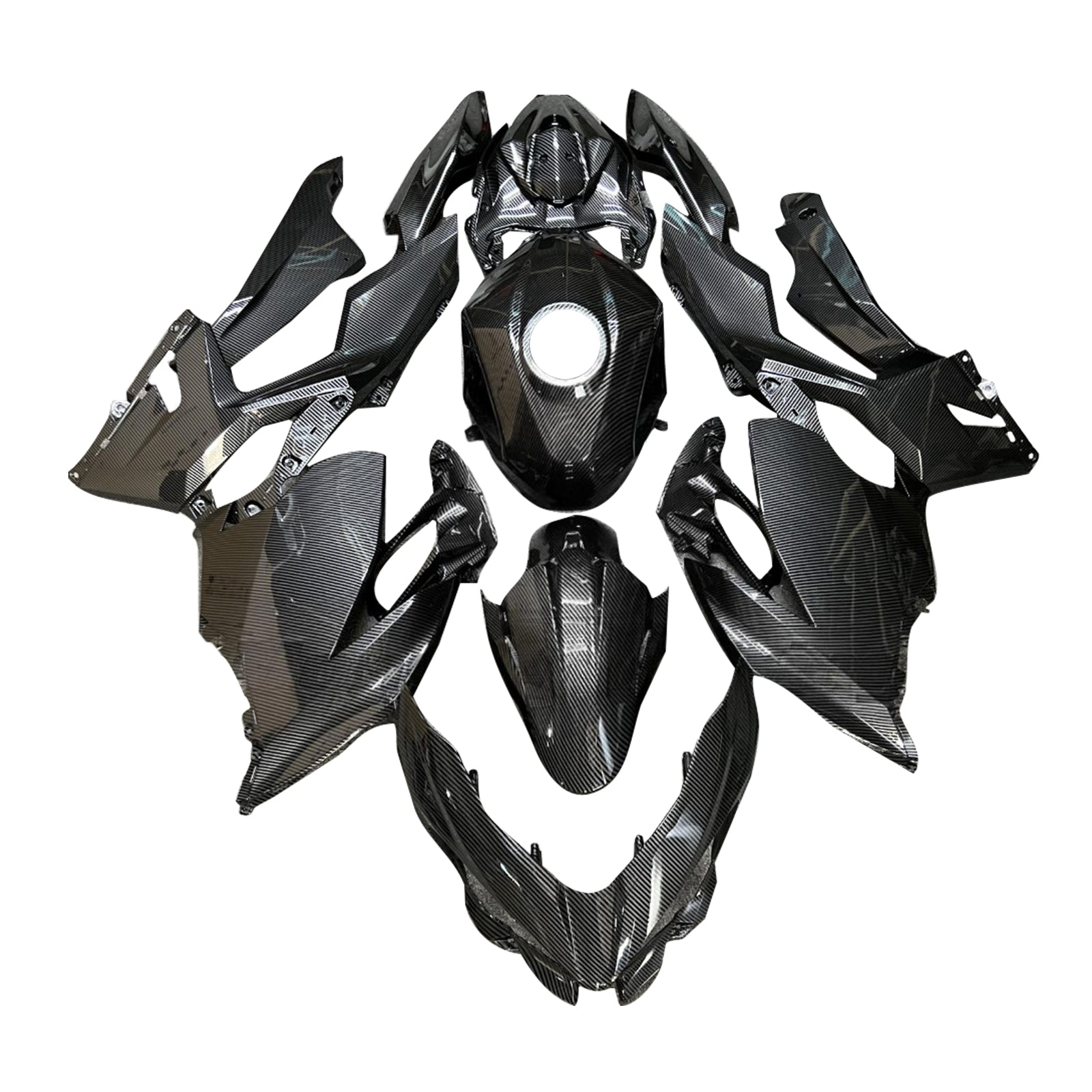 Kit di carenatura a iniezione, carrozzeria in plastica ABS per Kawasaki EX400 Ninja400 2018-2024