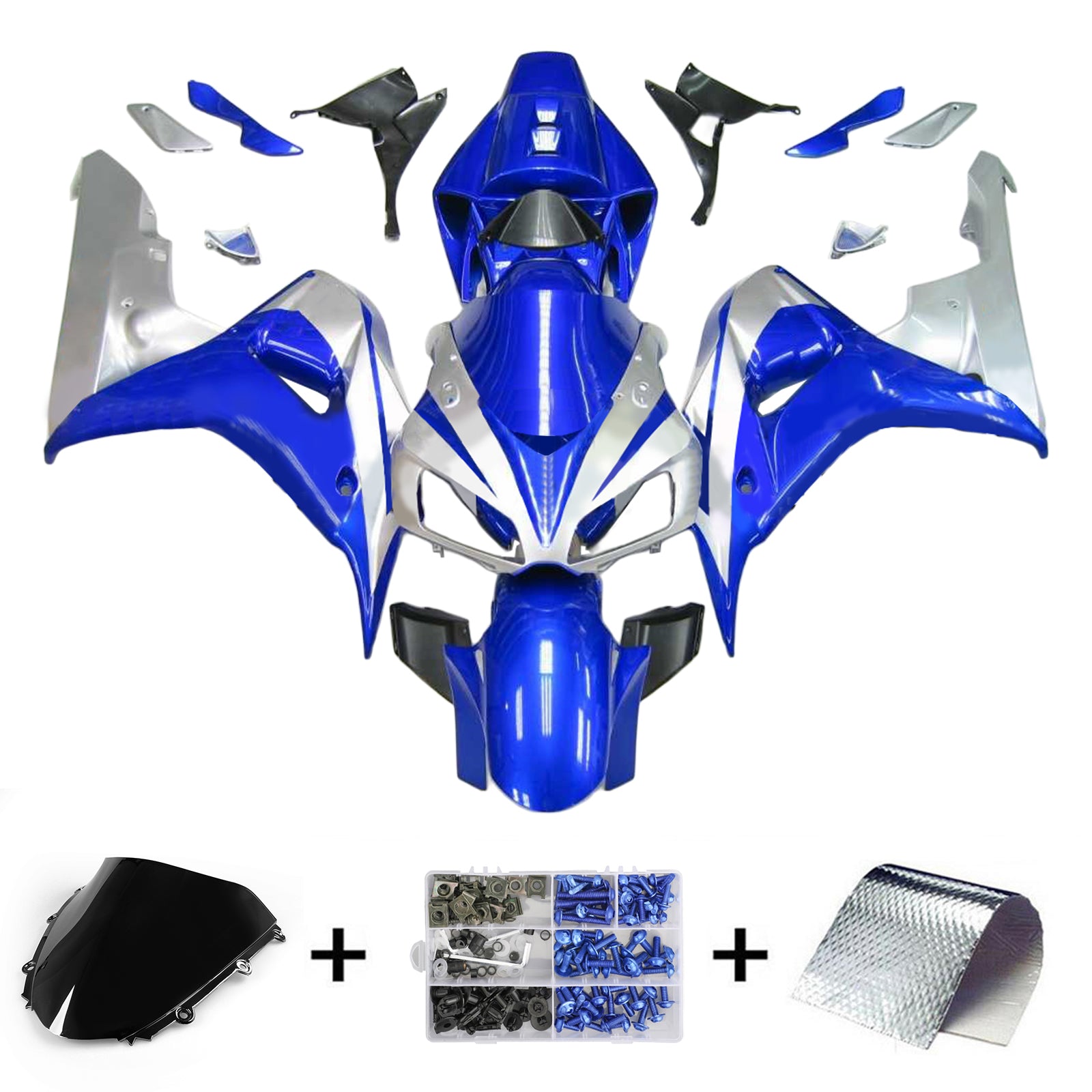 Kit de carénage injecté en plastique ABS pour Honda CBR1000RR 2006-2007